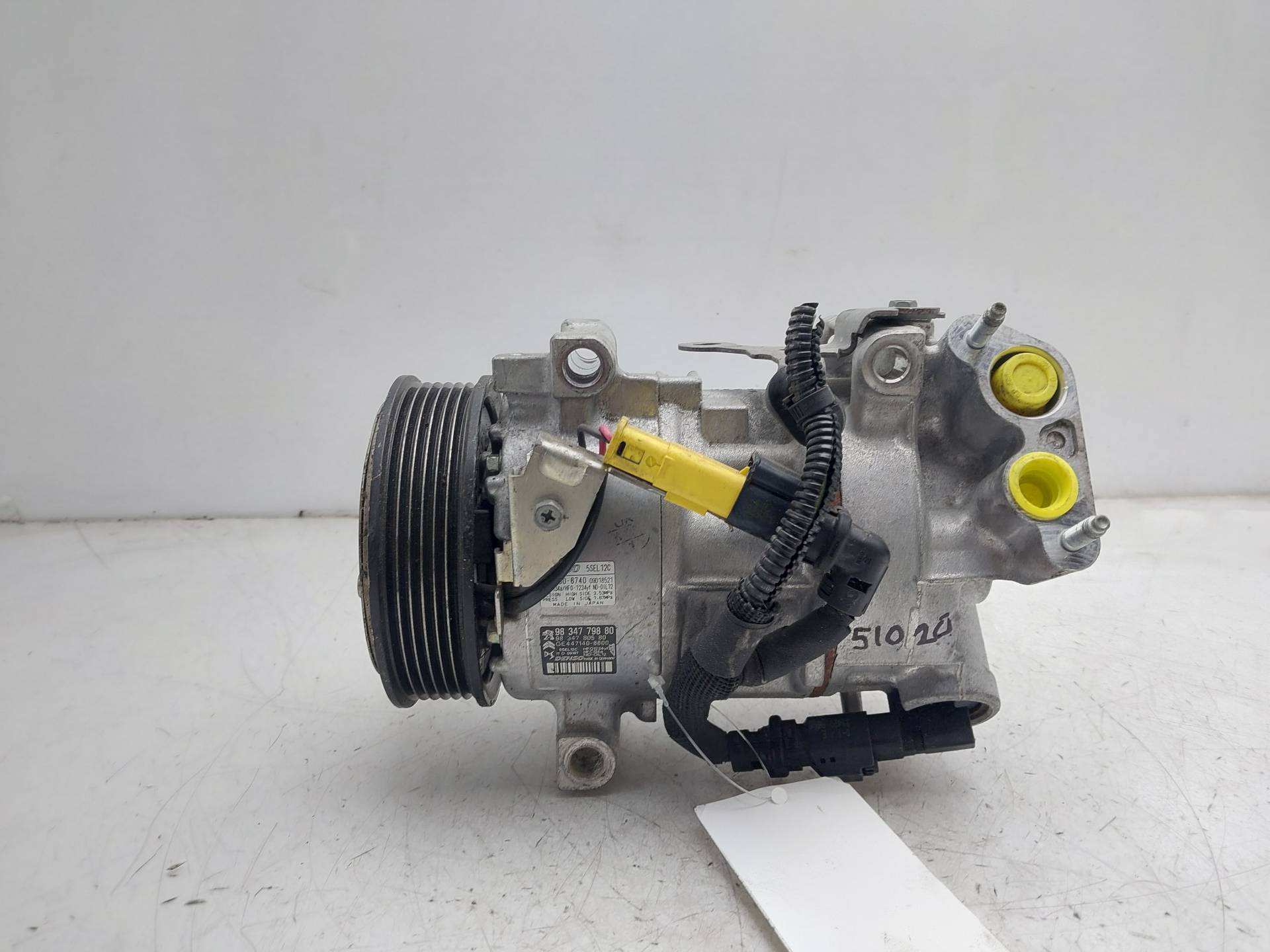 OPEL Air Condition Pump 9834779880, 17.008KMS, 5PUERTAS 23046988