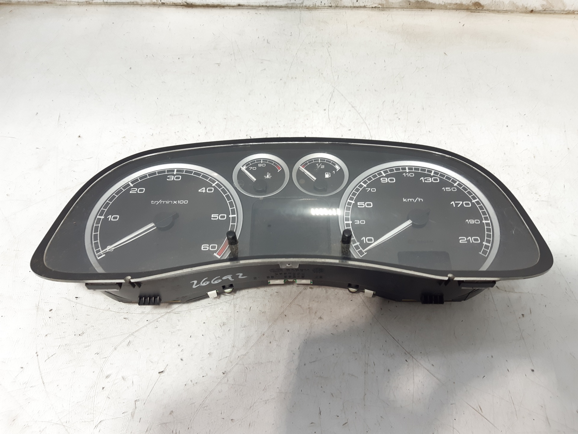 PEUGEOT 307 1 generation (2001-2008) Speedometer 6103CT 27294347