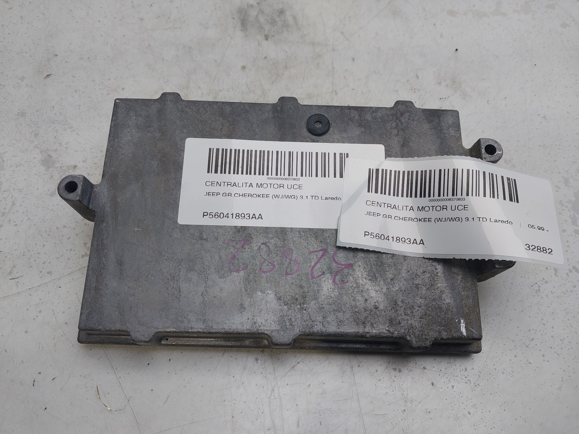 MERCEDES-BENZ Grand Cherokee 2 generation (WJ) (1999-2004) Moottorin ohjausyksikkö ECU P56041893AA 24947191