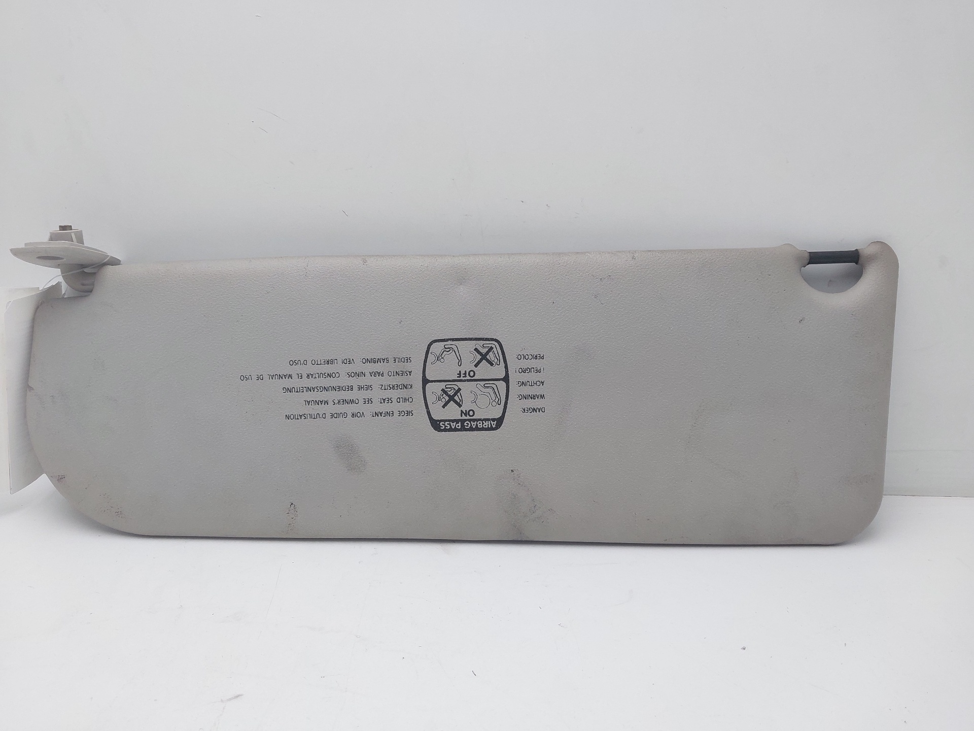 FIAT Ulysse 2 generation (2002-2010) Right Side Sun Visor 9464423477 23061491