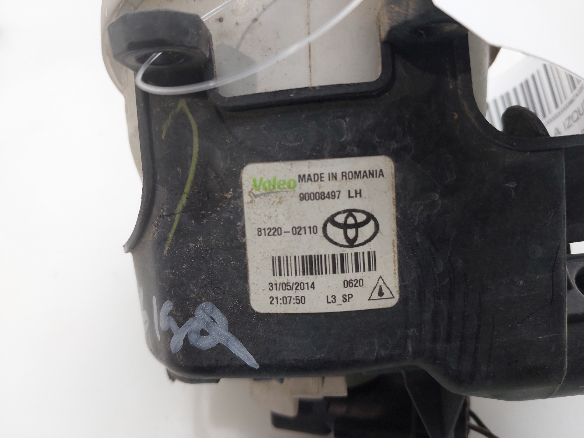 TOYOTA Auris 2 generation (2012-2015) Vasen etusumuvalo 8122002110 24760803