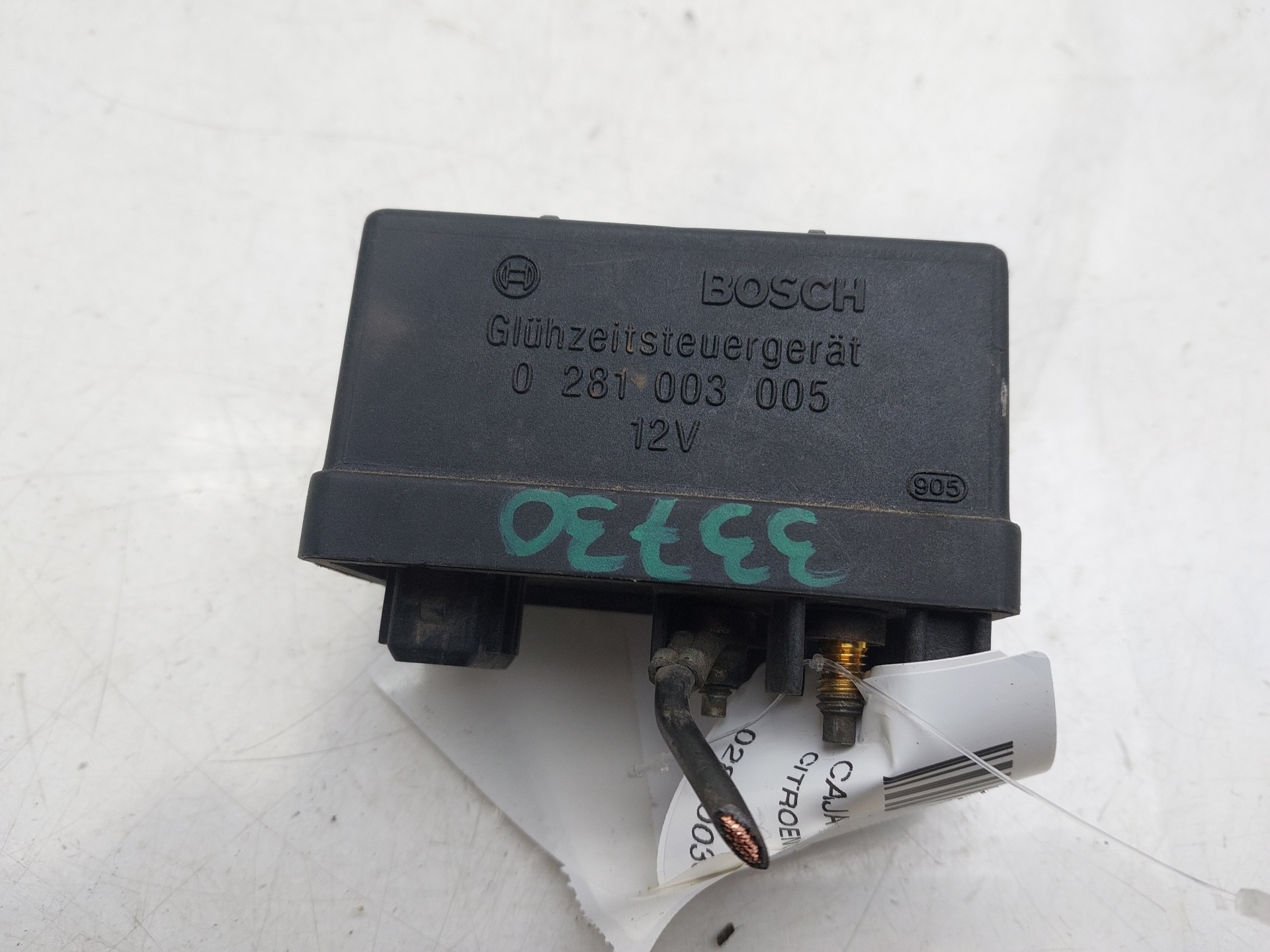 RENAULT ZX 1 generation (1991-1997) Relays 0281003005 23685861