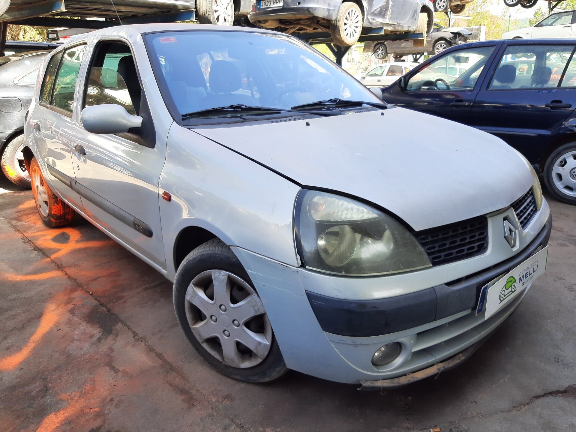 RENAULT Clio 2 generation (1998-2013) Galinės kairės durys 7751472475 22338544