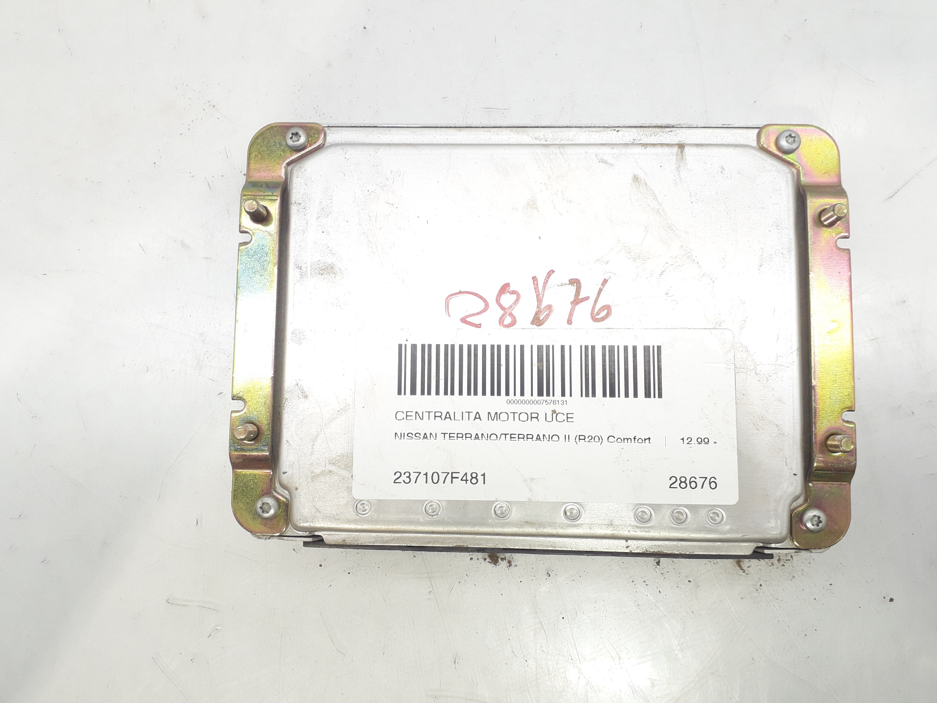 VOLVO Terrano 2 generation (1993-2006) Engine Control Unit ECU 237107F481 22454094