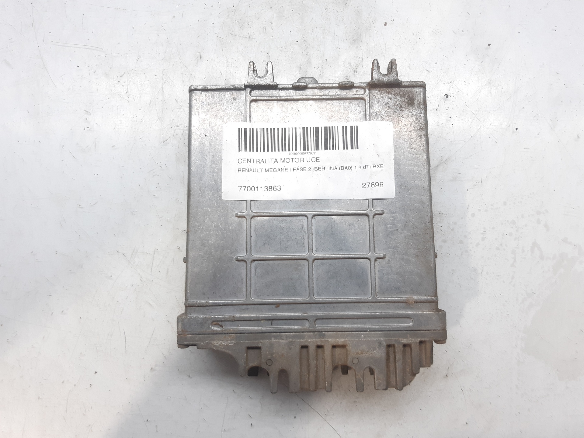 RENAULT Megane 1 generation (1995-2003) Engine Control Unit ECU 7700113863 24054651