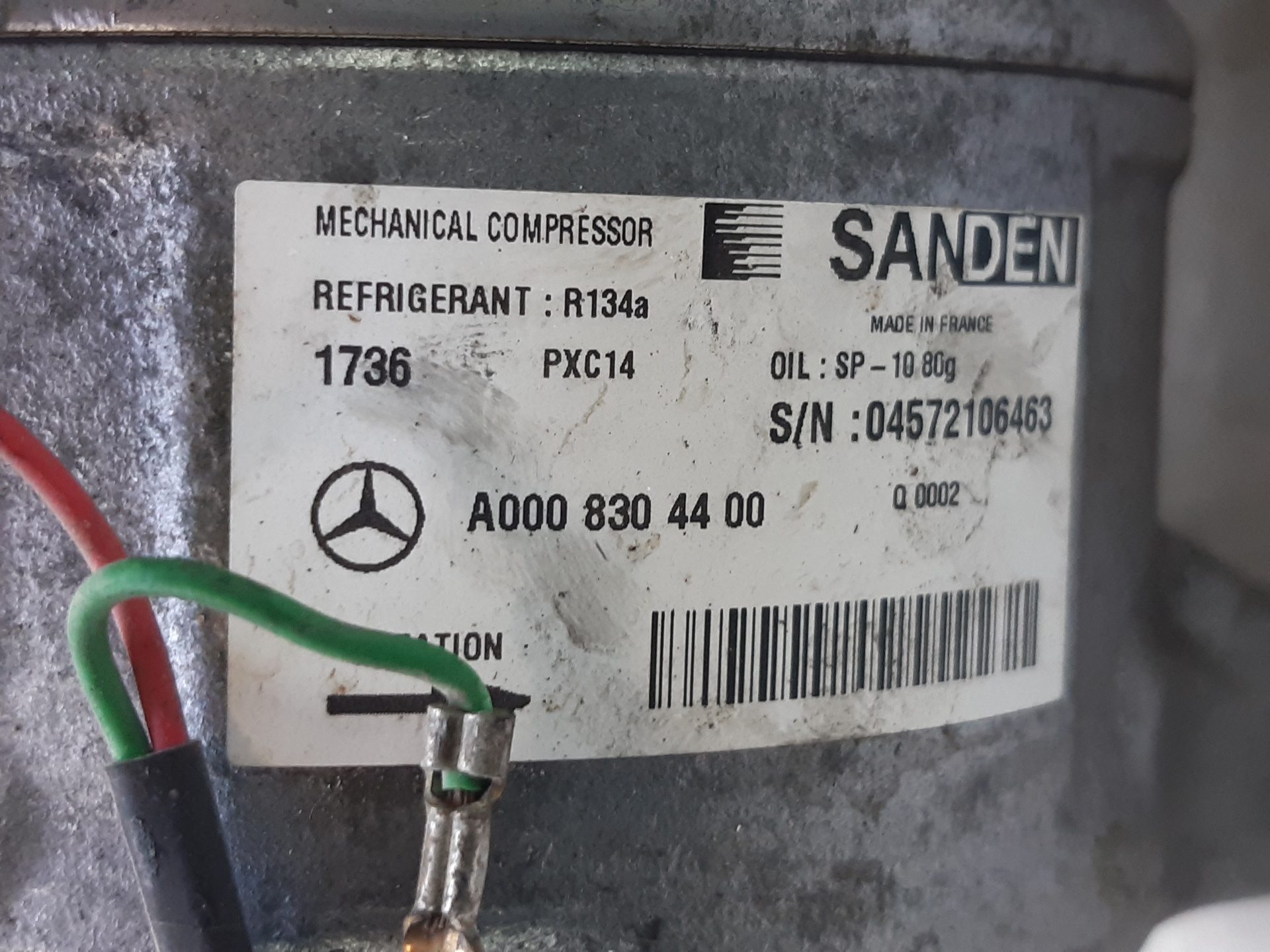 MERCEDES-BENZ C-Class W205/S205/C205 (2014-2023) Air Condition Pump A0008304400 18755801