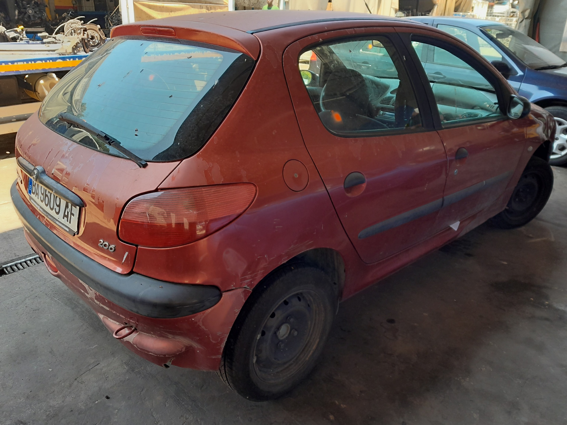 PEUGEOT 206 1 generation (1998-2009) Ușa spate dreapta 9008A5 22338304