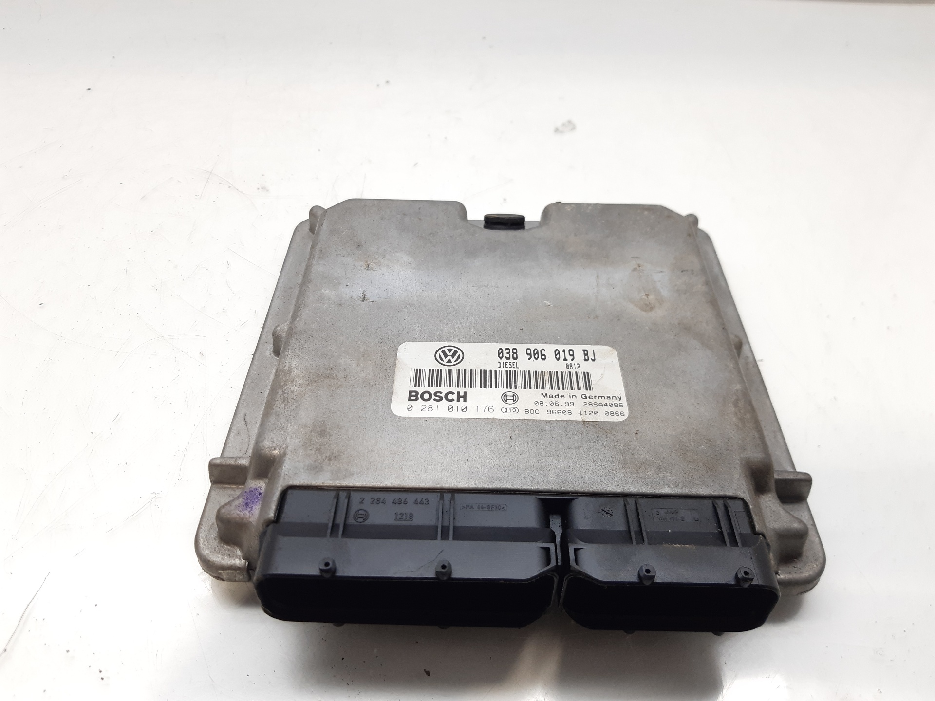 VOLKSWAGEN Passat B5 (1996-2005) Блок керування двигуном ECU 038906019BJ 22466841