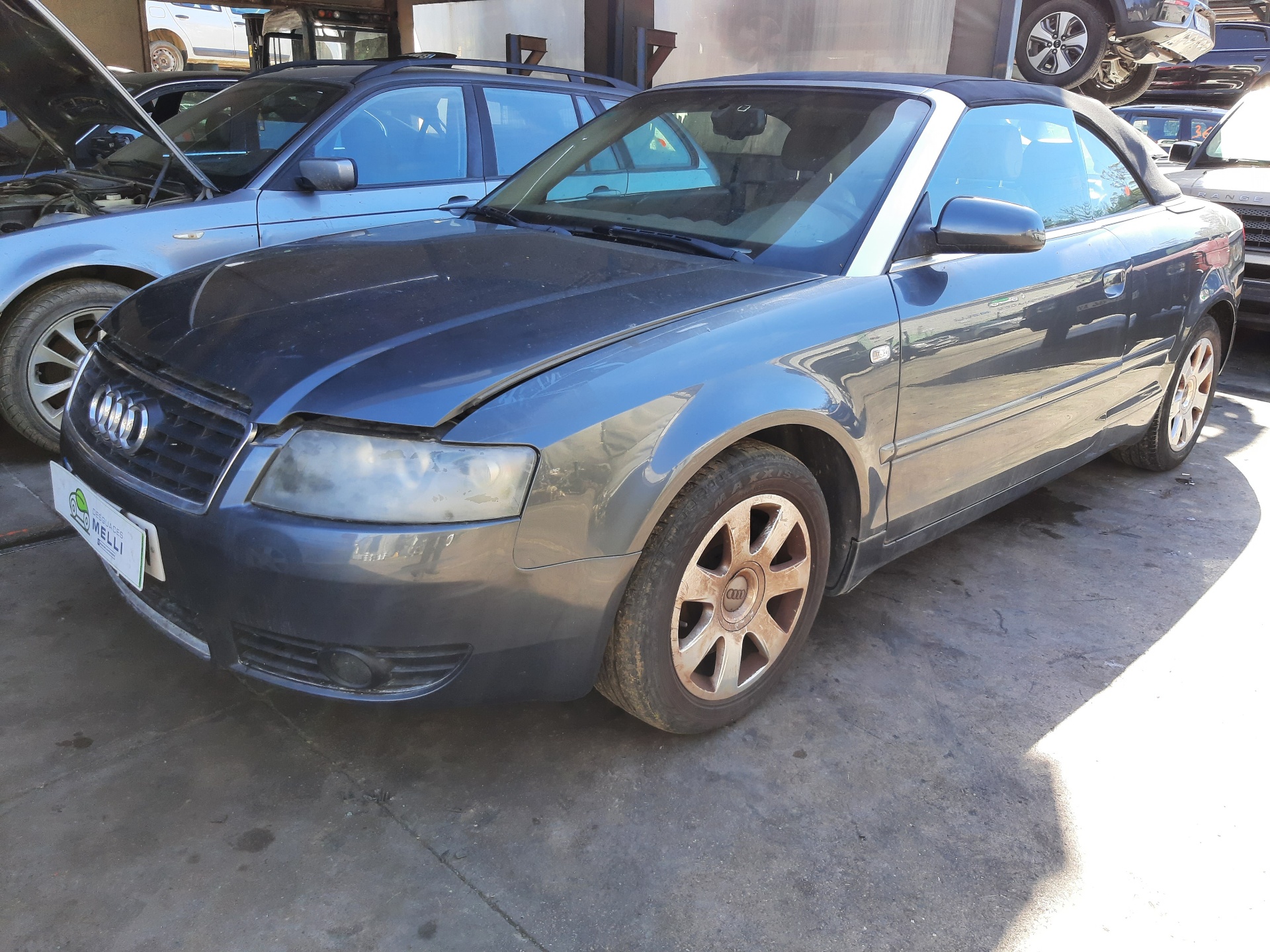 AUDI A4 B7/8E (2004-2008) Priekinių kairių durų stiklo pakelėjo varikliukas 8H1959801C 24833443