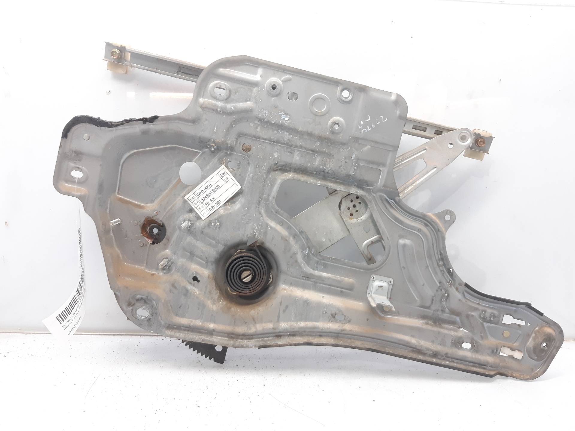 HYUNDAI Santa Fe SM (2000-2013) Priekinių dešinių durų stiklo pakelėjas 8248026020 18640981