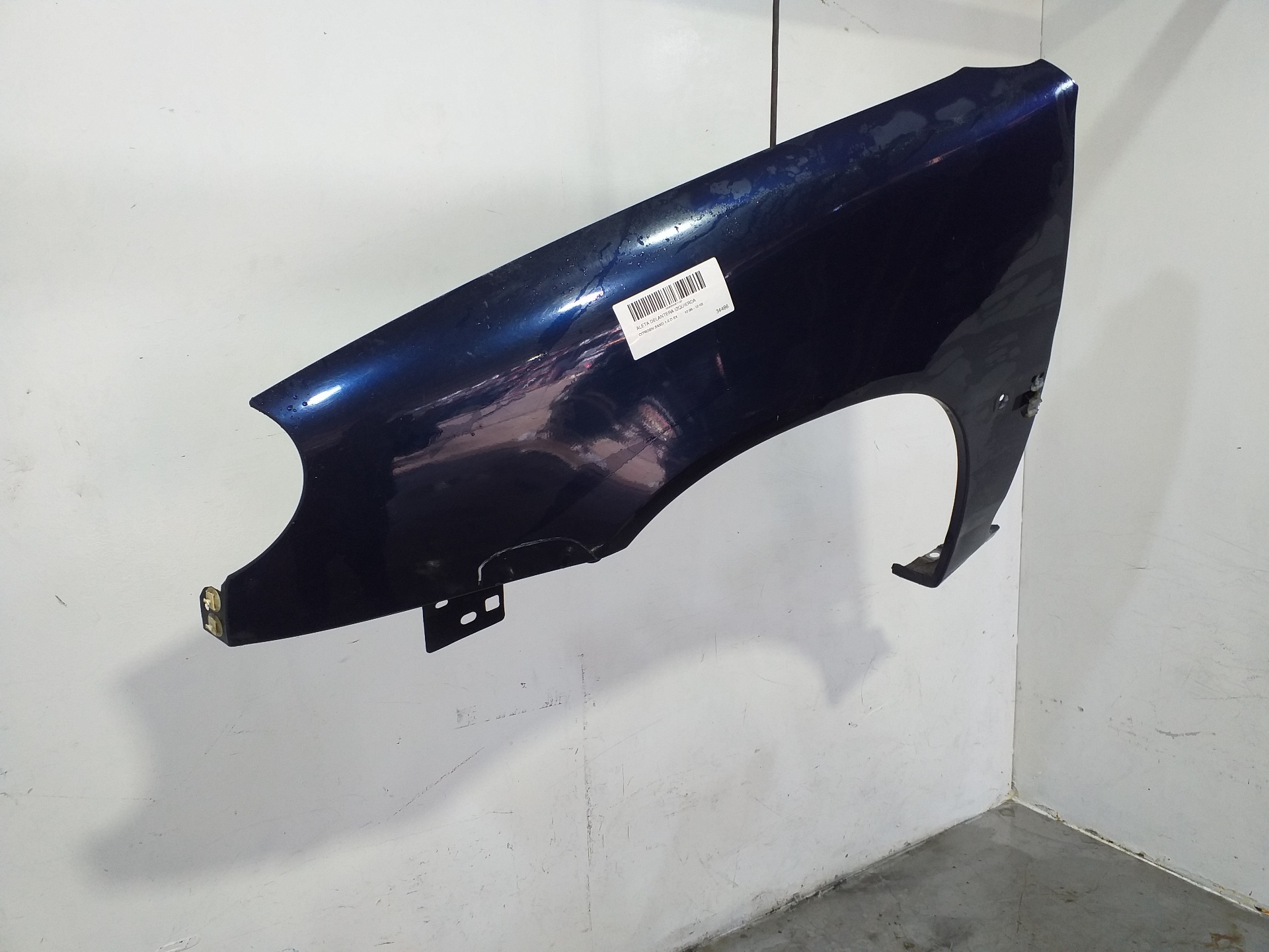 FORD Saxo 2 generation (1996-2004) Front Left Fender 7840G6 24786898