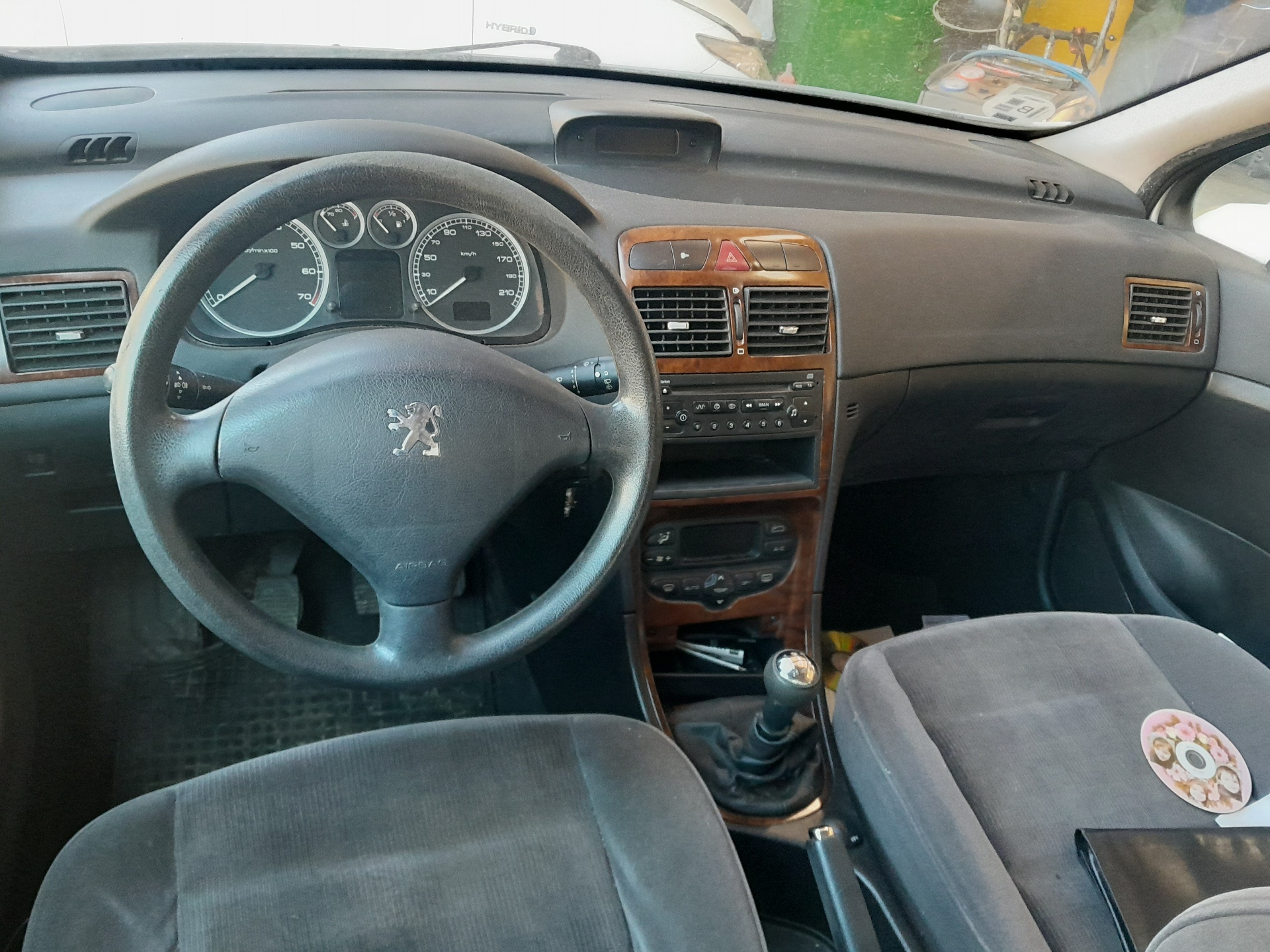 PEUGEOT 307 1 generation (2001-2008) Маторчик стеклоподъемника передней левой двери 9634457580 24386284