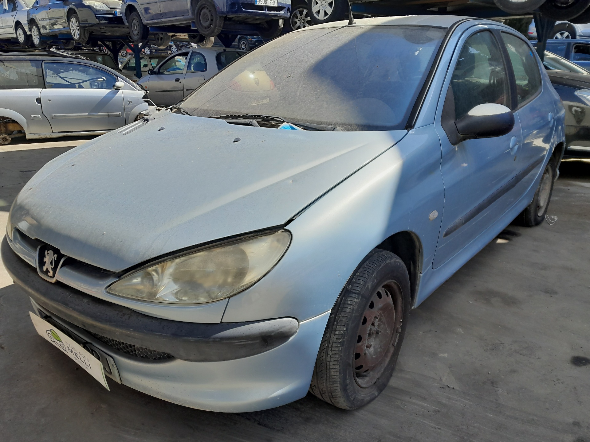 PEUGEOT 206 1 generation (1998-2009) Інші частини інтер'єру 9623698077 22885656