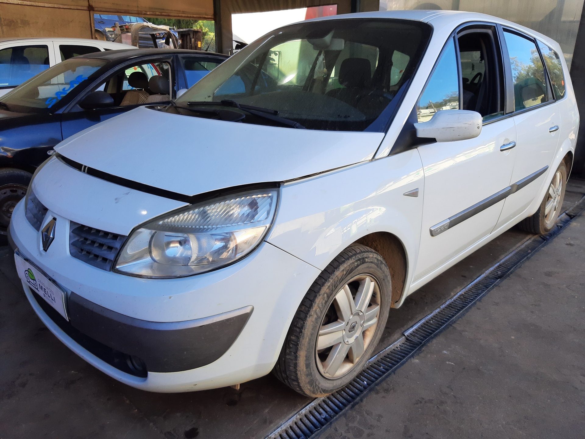 RENAULT Scenic 2 generation (2003-2010) Преден ляв фар 7701064132 23015315