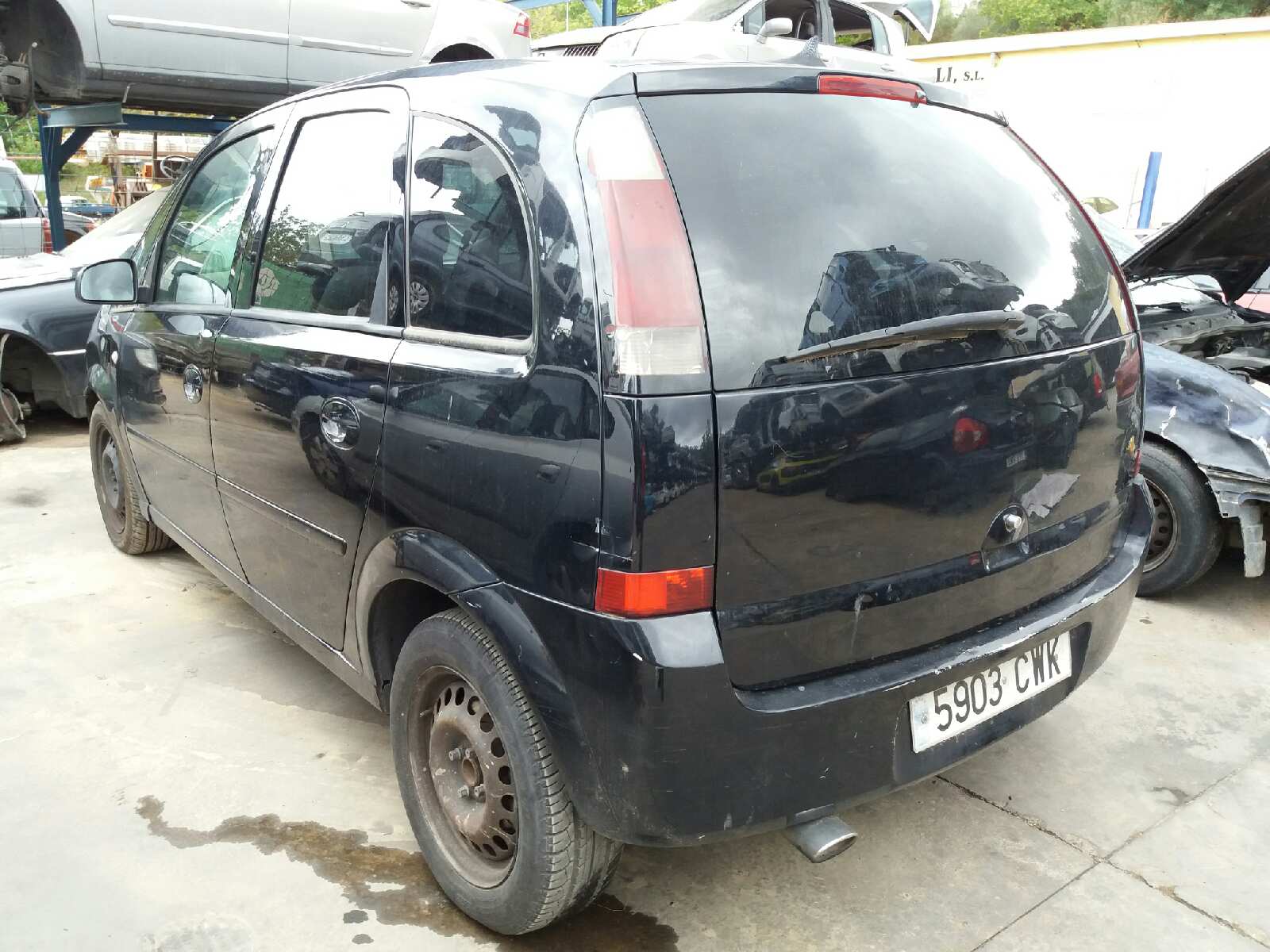 OPEL Meriva 1 generation (2002-2010) Priekinių kairių durų veidrodis 93494551 20171270