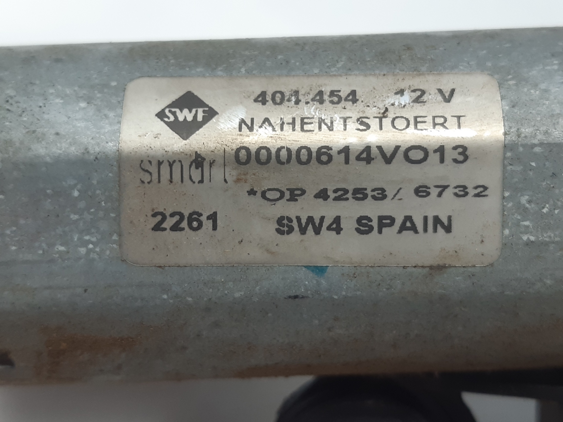 SMART Fortwo 1 generation (1998-2007) Bagāžas nodalījuma loga tīrītāja motorīts 0000614V013000000 22460167