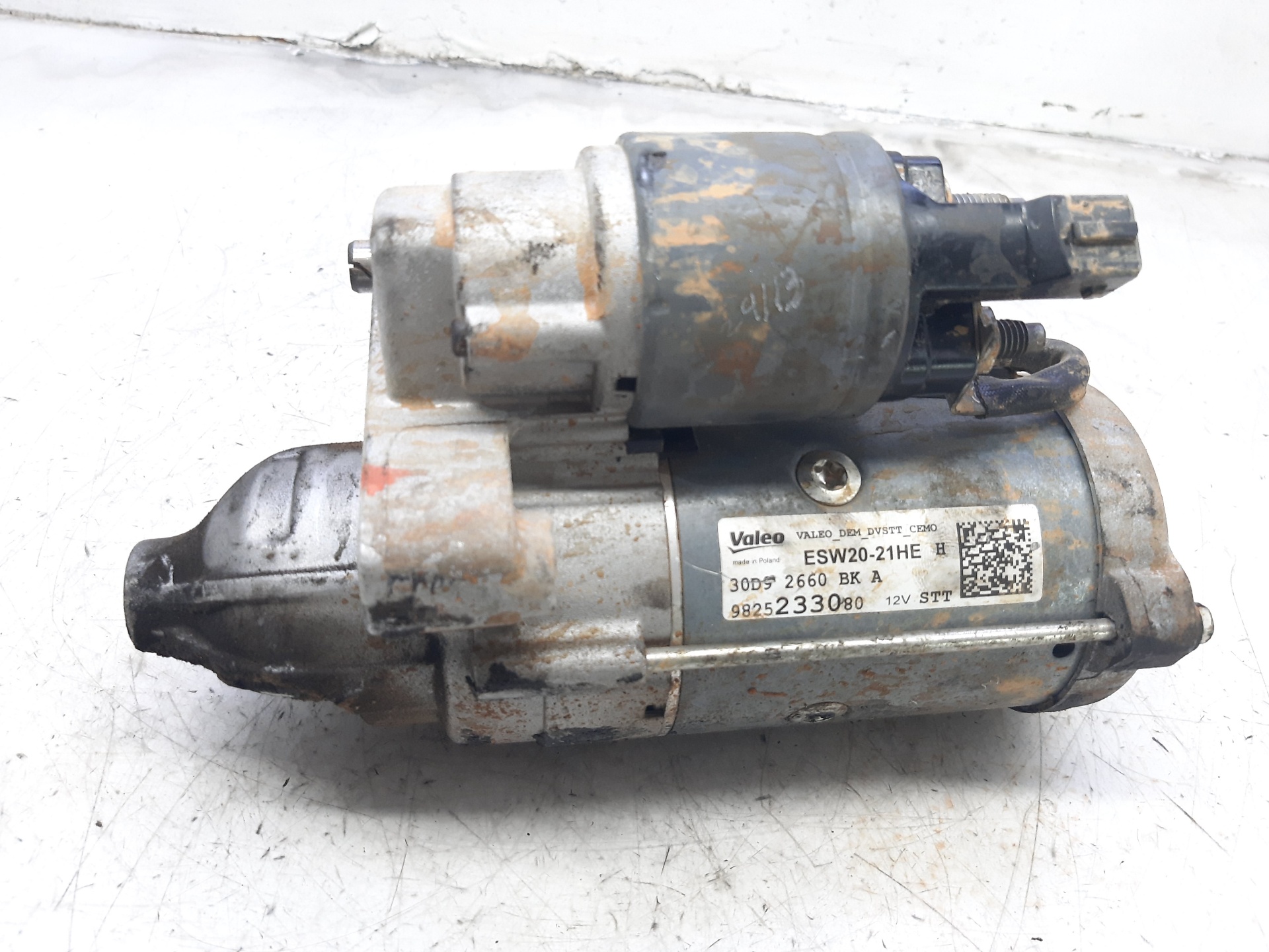 CITROËN C-Elysee 2 generation (2012-2017) Starter Motor 9825233080 20147603