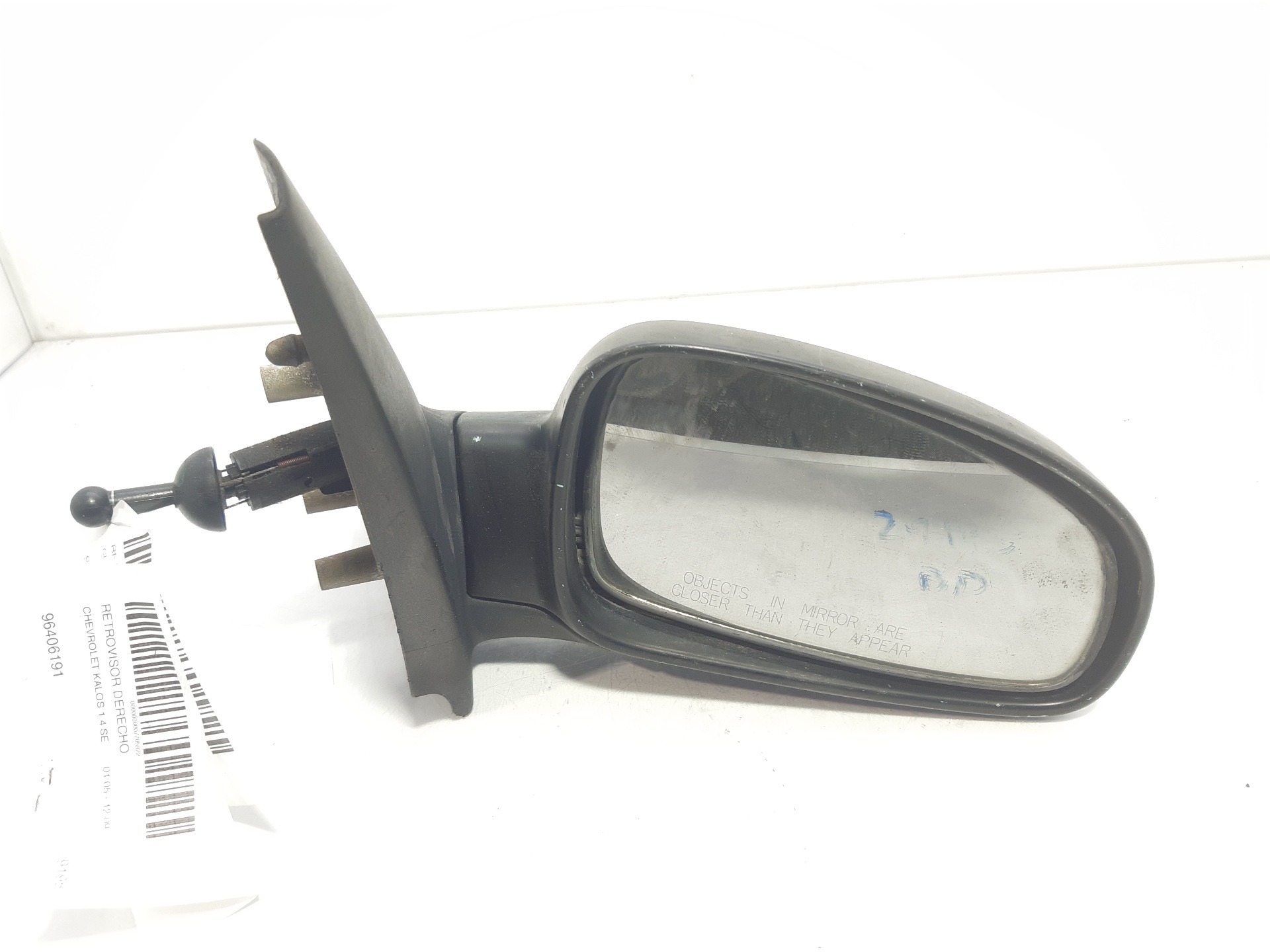 CHEVROLET Kalos 1 generation (2002-2020) Right Side Wing Mirror 96406191 22462068