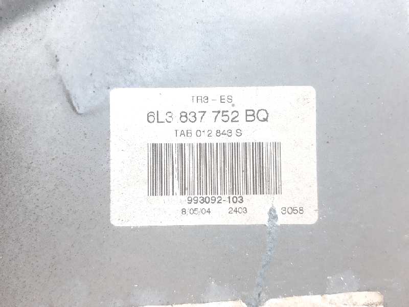 SEAT Cordoba 2 generation (1999-2009) Ridicător de geam ușă dreapta față 6L3837462 20190712