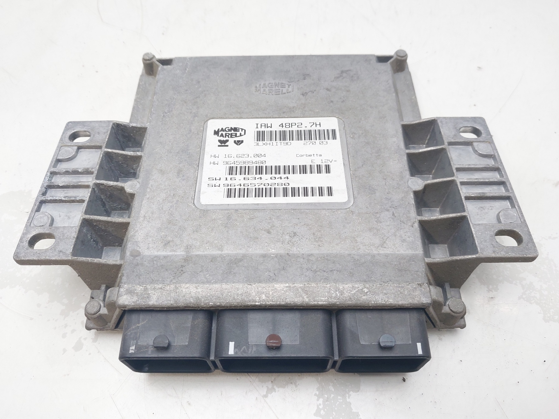 CITROËN C2 1 generation (2003-2009) Moottorin ohjausyksikkö ECU 9646570280 21086558