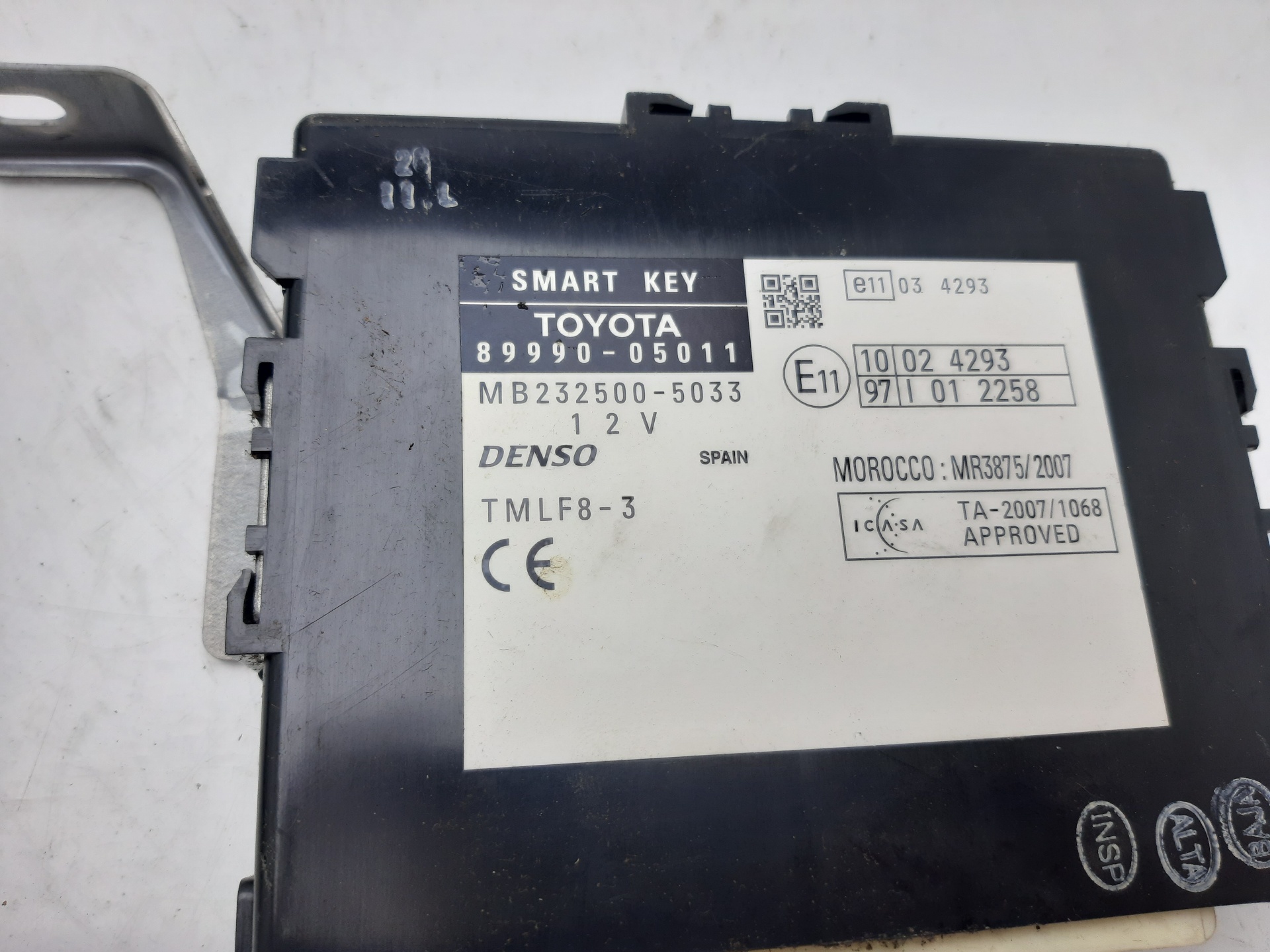 TOYOTA Avensis Other Control Units 8999005011 23031931