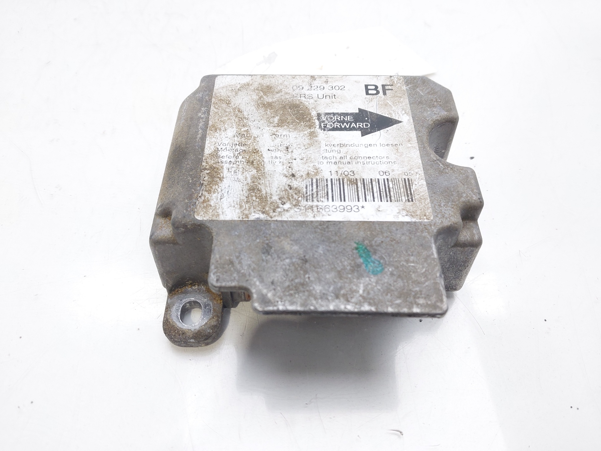 OPEL Astra H (2004-2014) SRS Control Unit 09229302 24120636