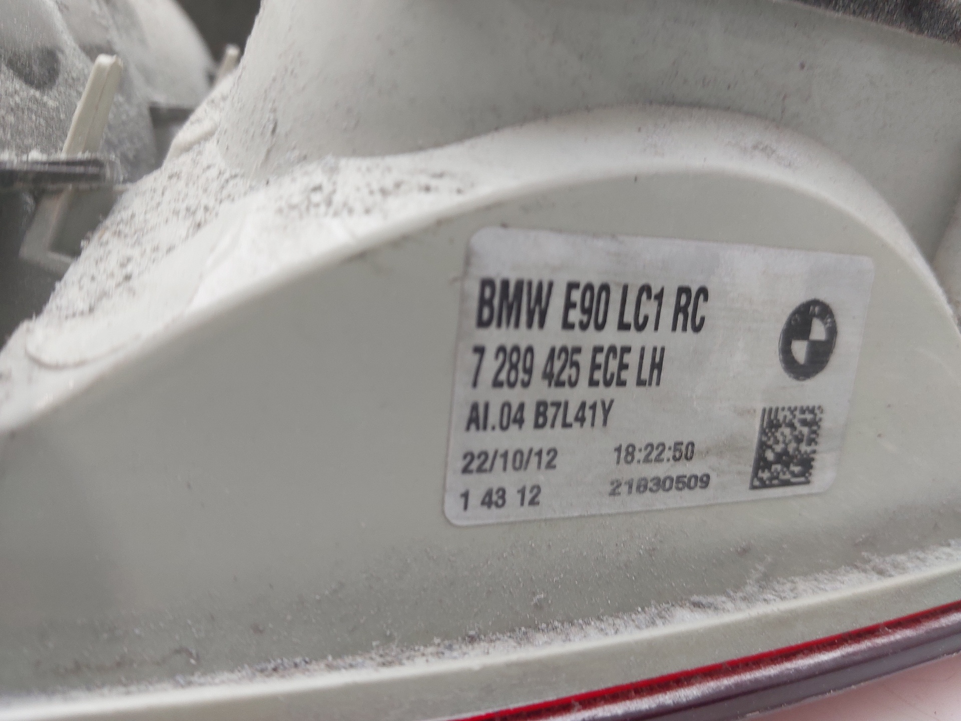 BMW 3 Series E90/E91/E92/E93 (2004-2013) Galinis dešinys žibintas 7289425 23988417