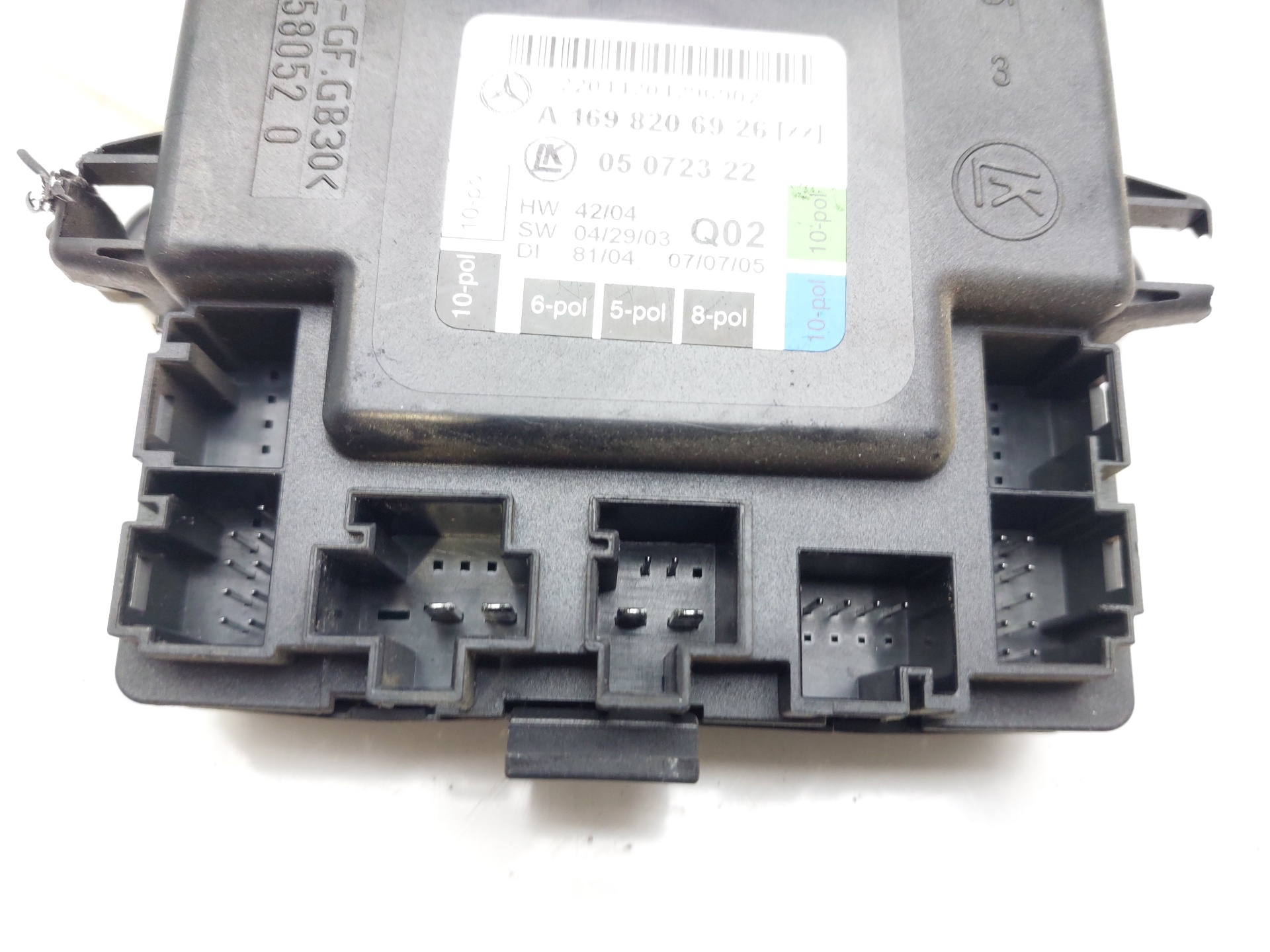 CHEVROLET B-Class W245 (2005-2011) Other Control Units A1698206926 22487563