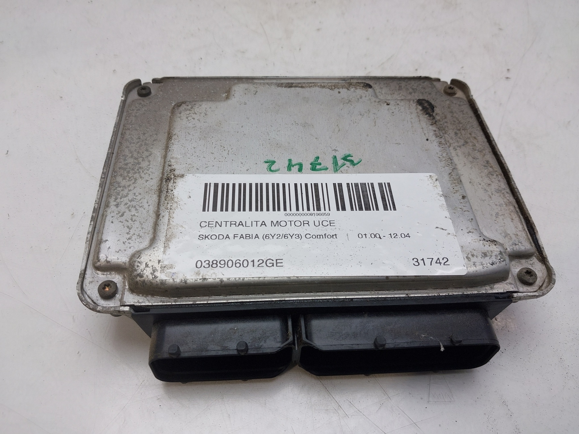 SKODA Fabia 6Y (1999-2007) Engine Control Unit ECU 038906012GE 22338329