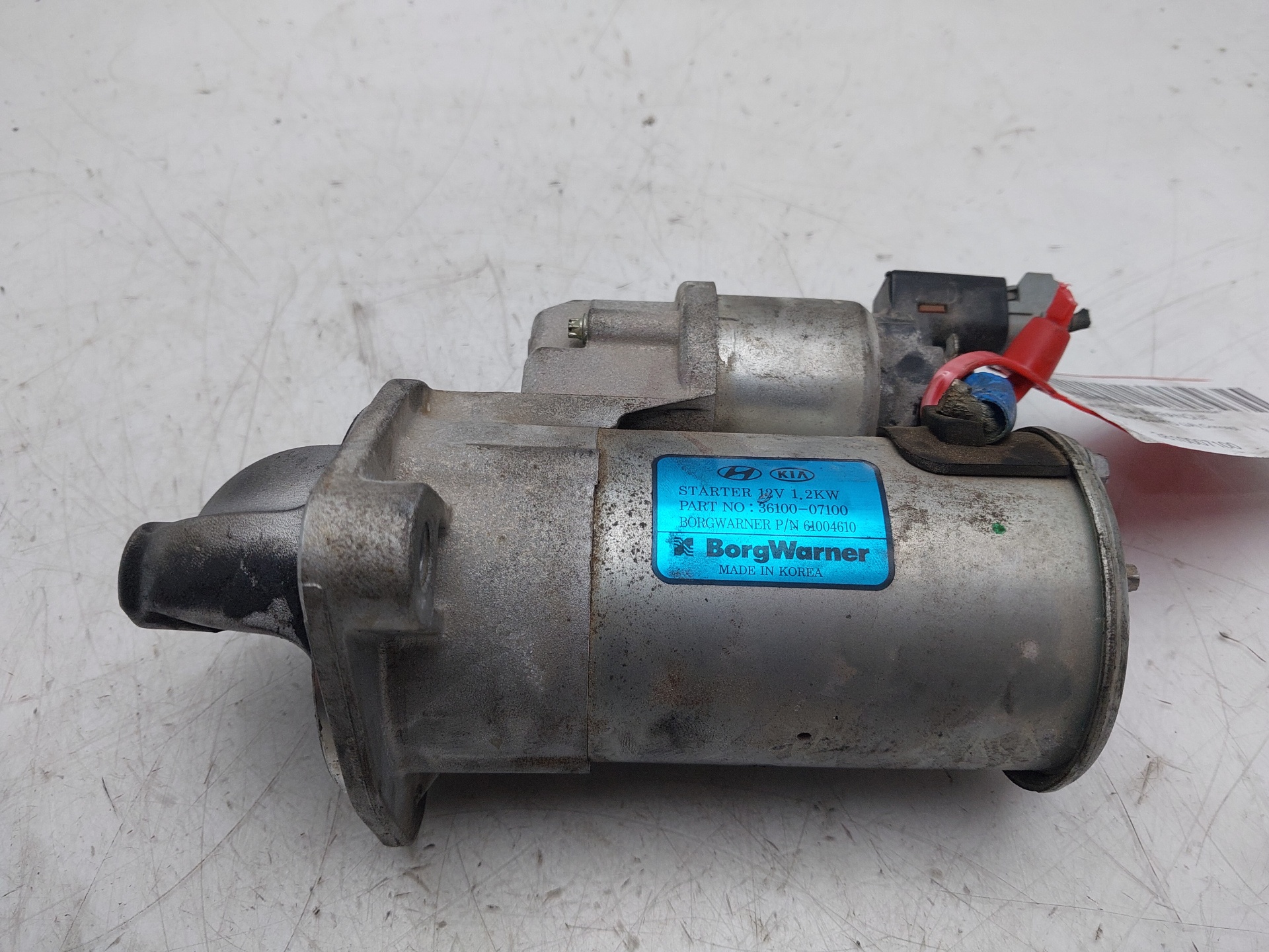 KIA Picanto 2 generation (2011-2017) Starter Motor 3610007100 21664178