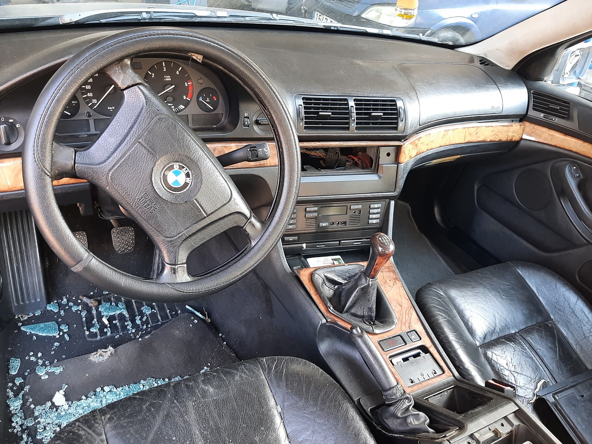 BMW 5 Series E39 (1995-2004) Priekinių kairių durų veidrodis 51168266601 23112918
