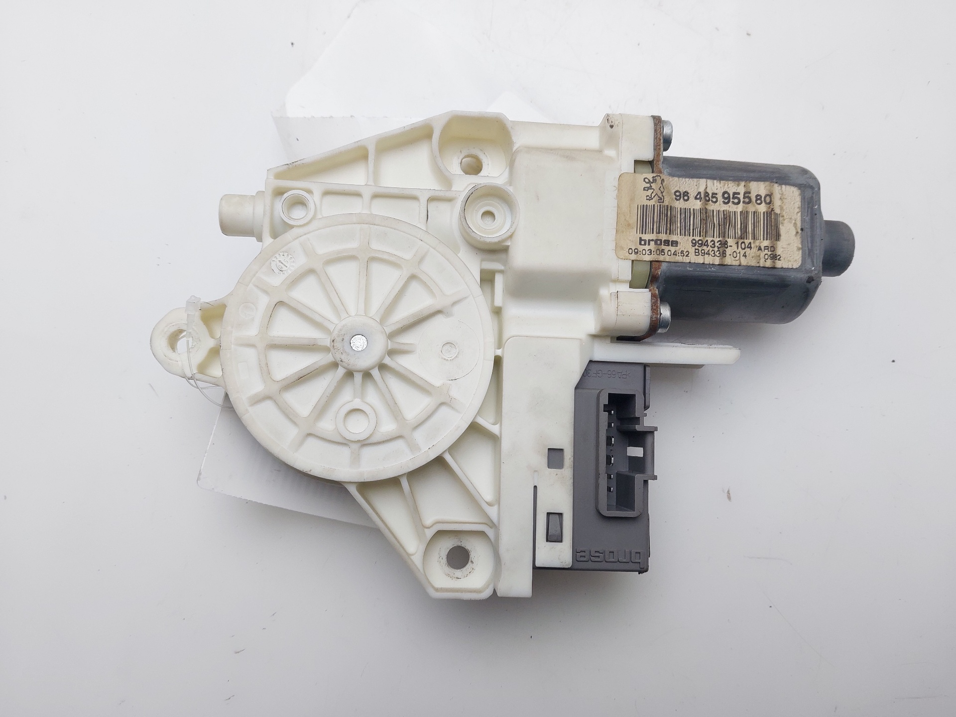 PEUGEOT 407 1 generation (2004-2010) Motor de control geam ușă  dreapta spate 9646595580 22574595