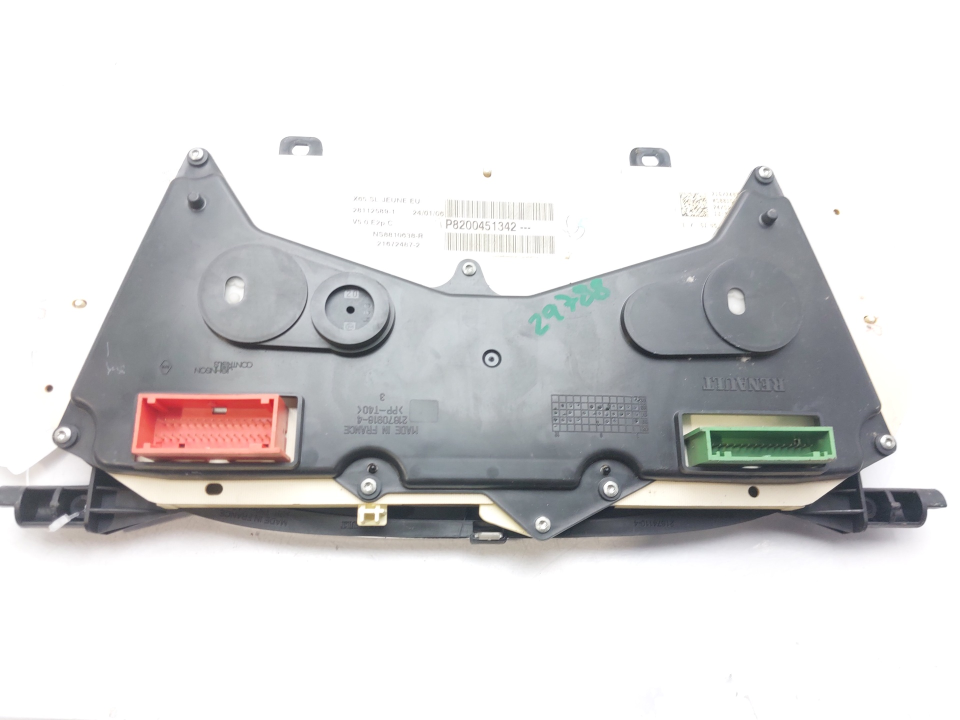 RENAULT Clio 3 generation (2005-2012) Instrumentu panelis/spidometrs 8200451342 22470103