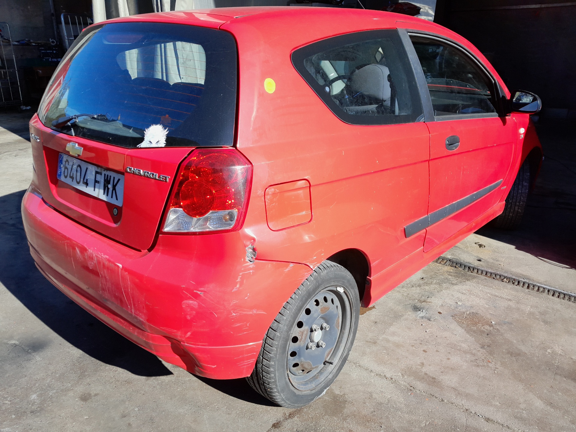 DAEWOO Kalos 1 generation (2002-2020) Priekinės dešinės durys 96897360 22476048