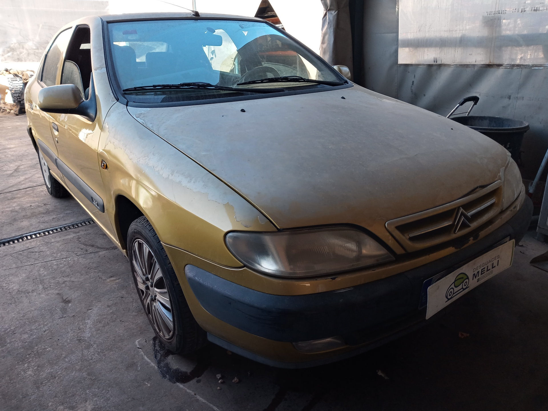 CITROËN Xsara 1 generation (1997-2004) Kairys skydelis nuo saulės (saulės apsauga) 8143EQ 22019519