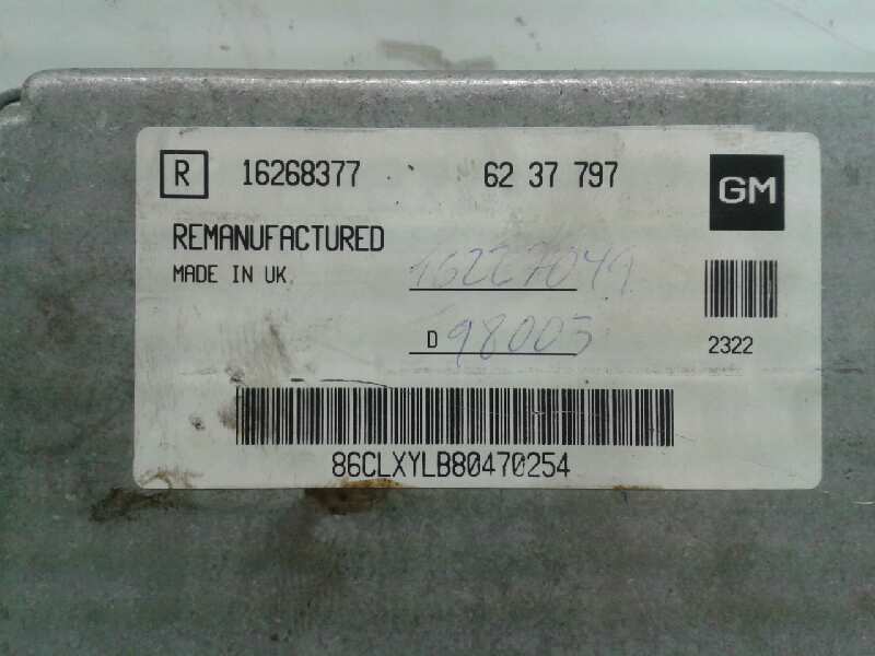 OPEL Astra H (2004-2014) Variklio kompiuteris 16268377 24077423