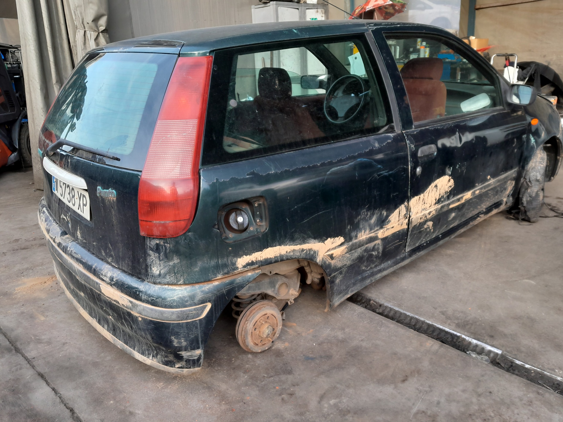 FIAT Punto 1 generation (1993-1999) Priekinių kairių durų spyna 0046759834 22470093