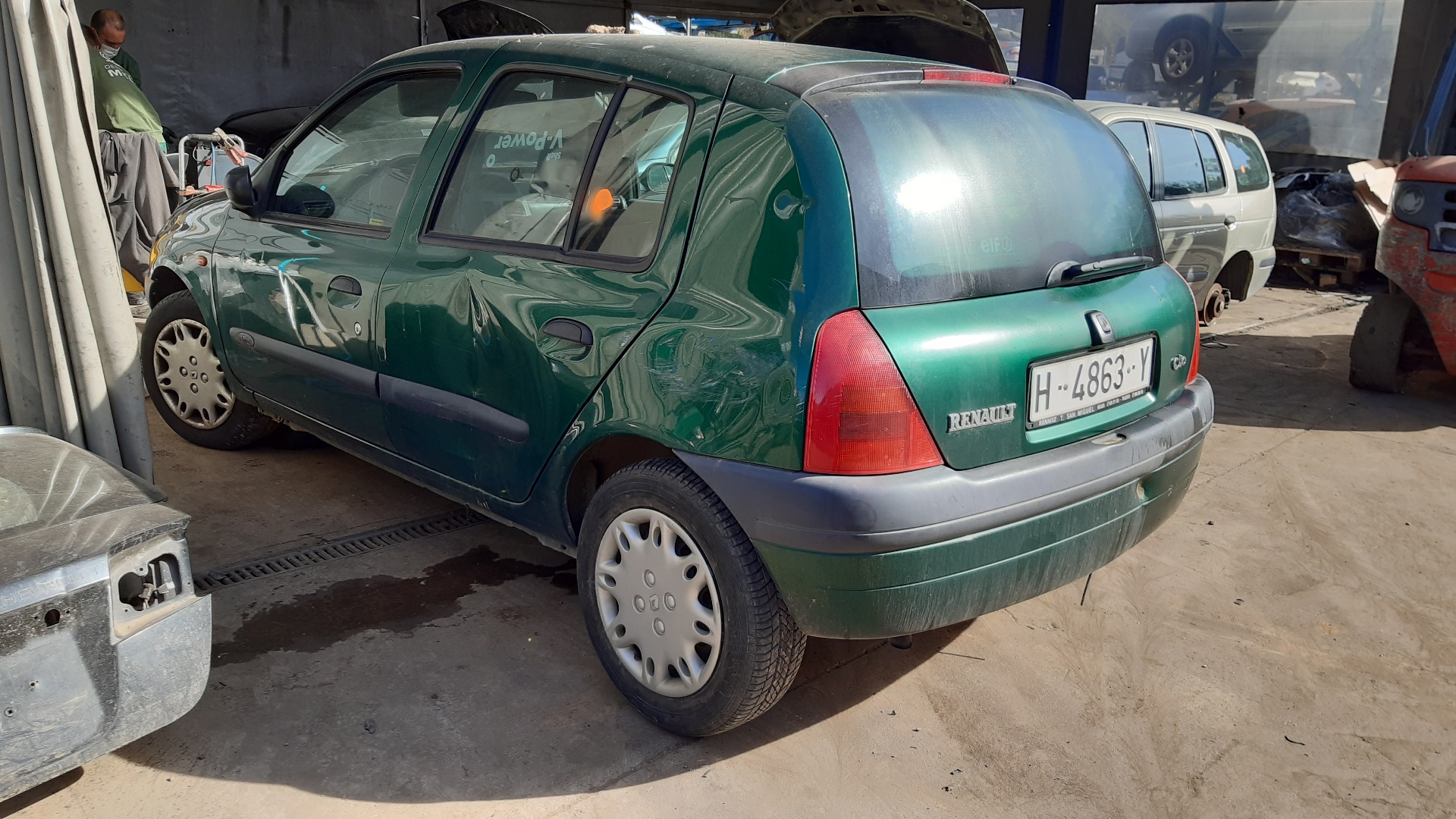 RENAULT Clio 3 generation (2005-2012) Левая задняя внутренняя ручка открытия 7700423887 24128467