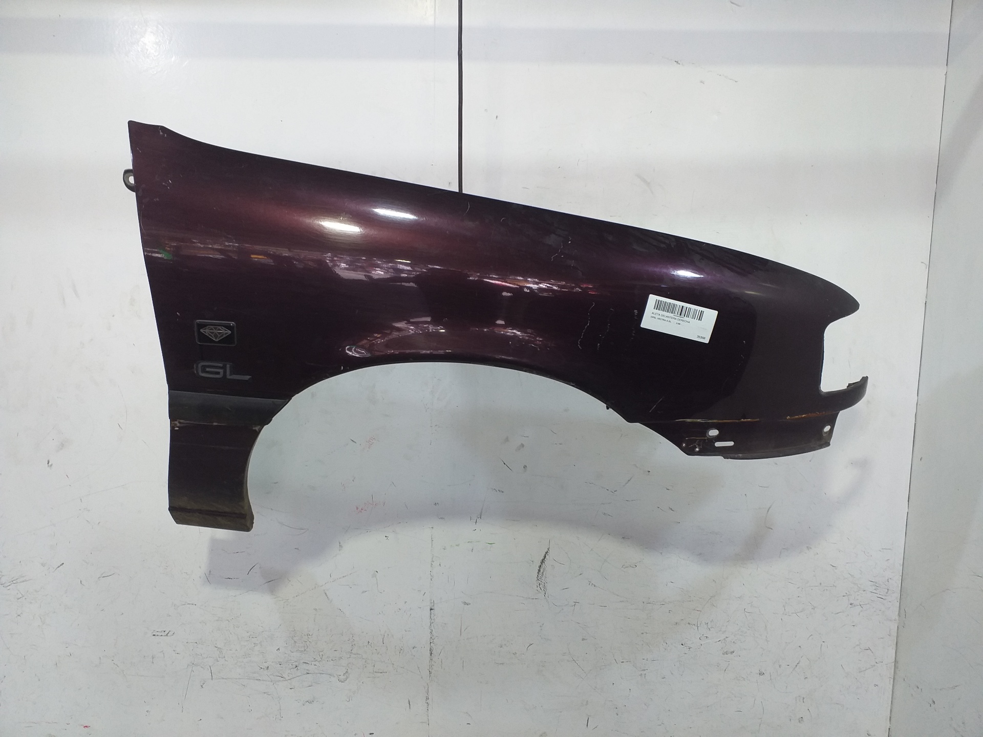 OPEL Vectra A (1988-1995) Front Right Fender 90269073 27307191