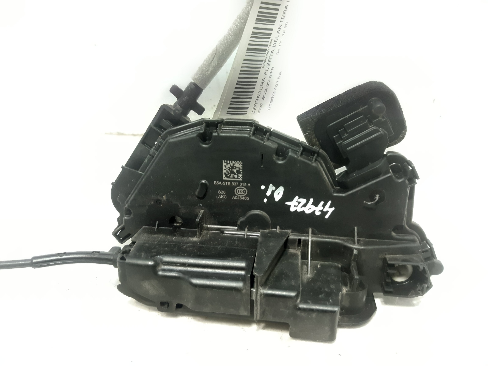 SEAT Alhambra 2 generation (2010-2021) Front Left Door Lock 5TB837015A 22301462