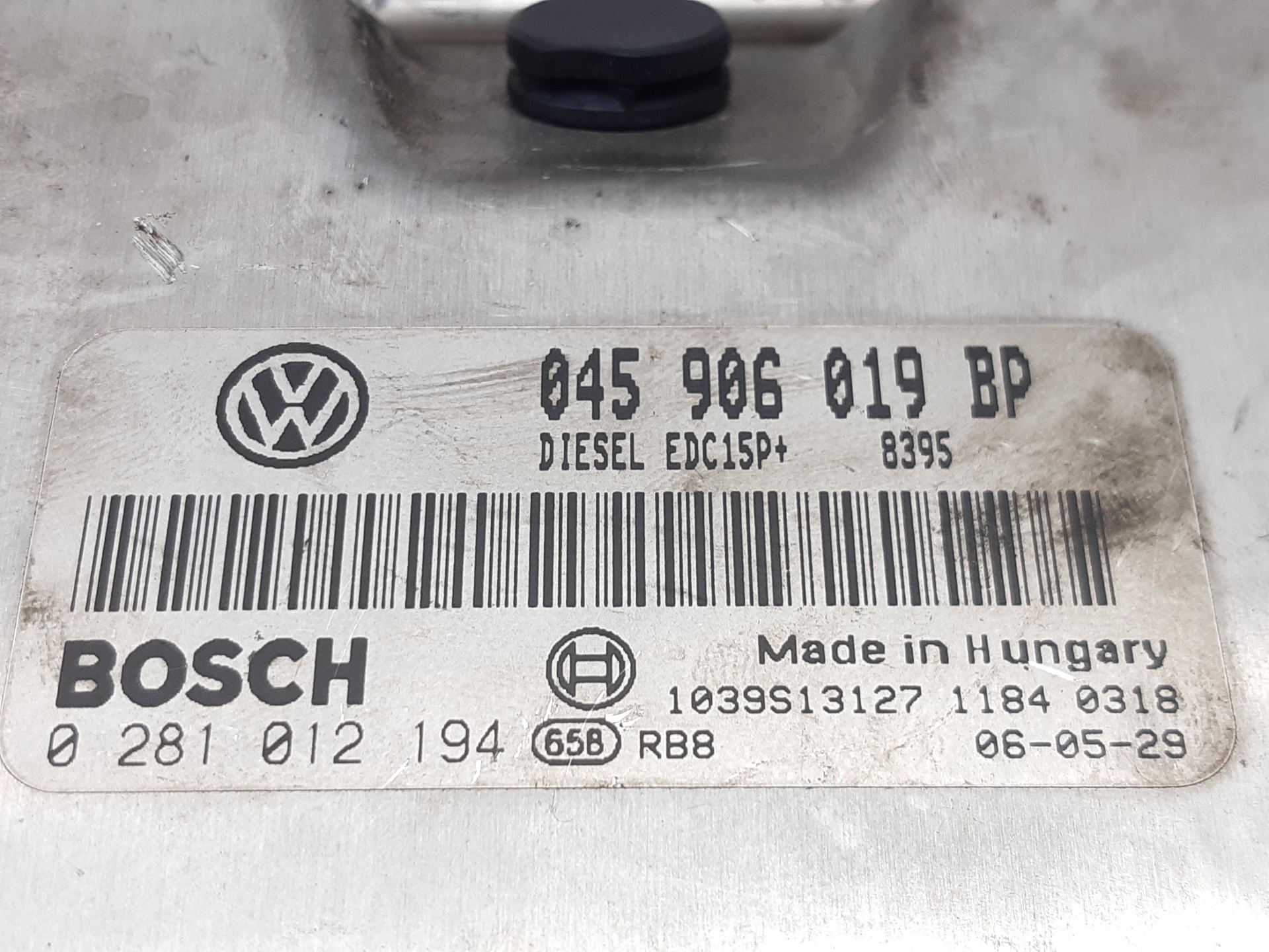 VOLKSWAGEN Polo 4 generation (2001-2009) Motorkontrolenhed ECU 045906019 22468003