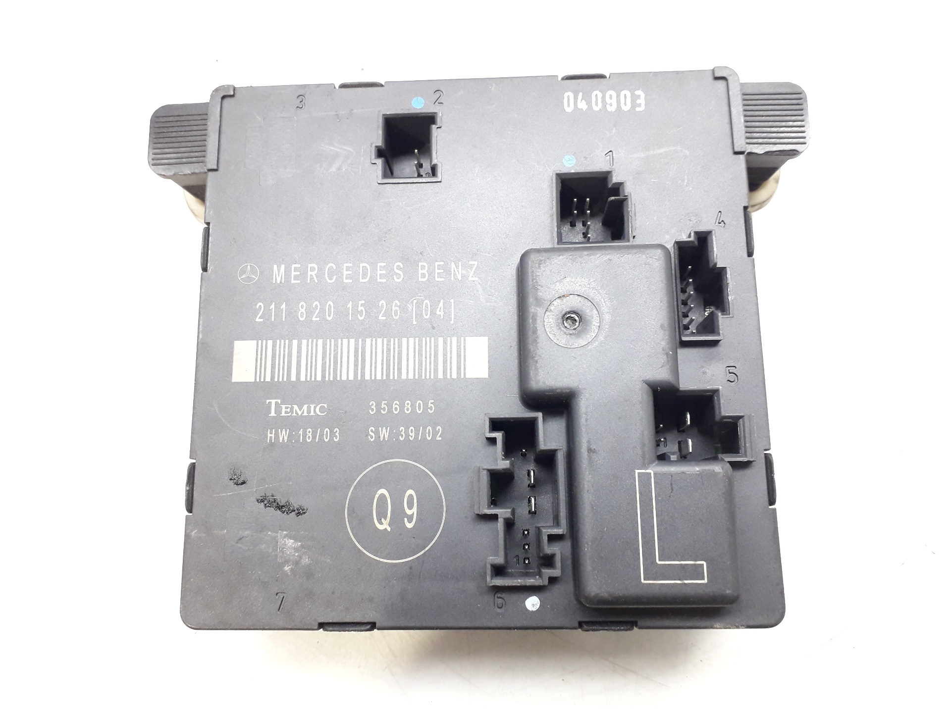 MERCEDES-BENZ E-Class W211/S211 (2002-2009) Other Control Units 2118201526 22457338