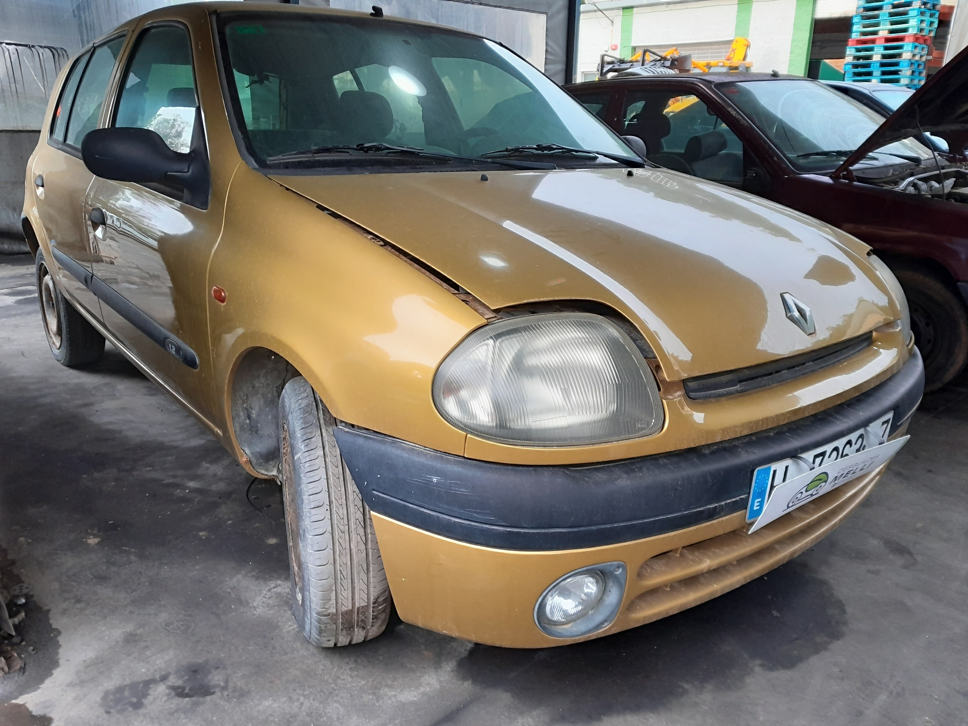 VAUXHALL Clio 2 generation (1998-2013) Galinės kairės durys 7751472475 21448388