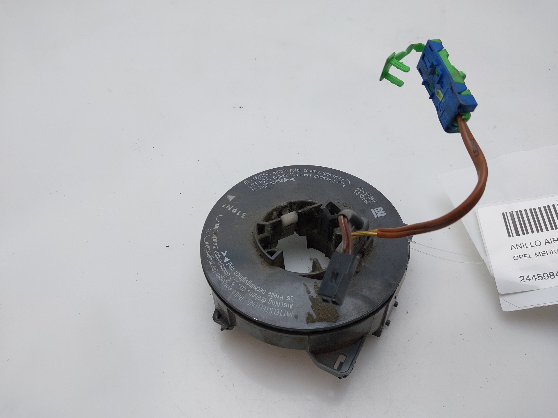 OPEL Meriva 1 generation (2002-2010) Rat Slip Ring Squib 24459849 23822649