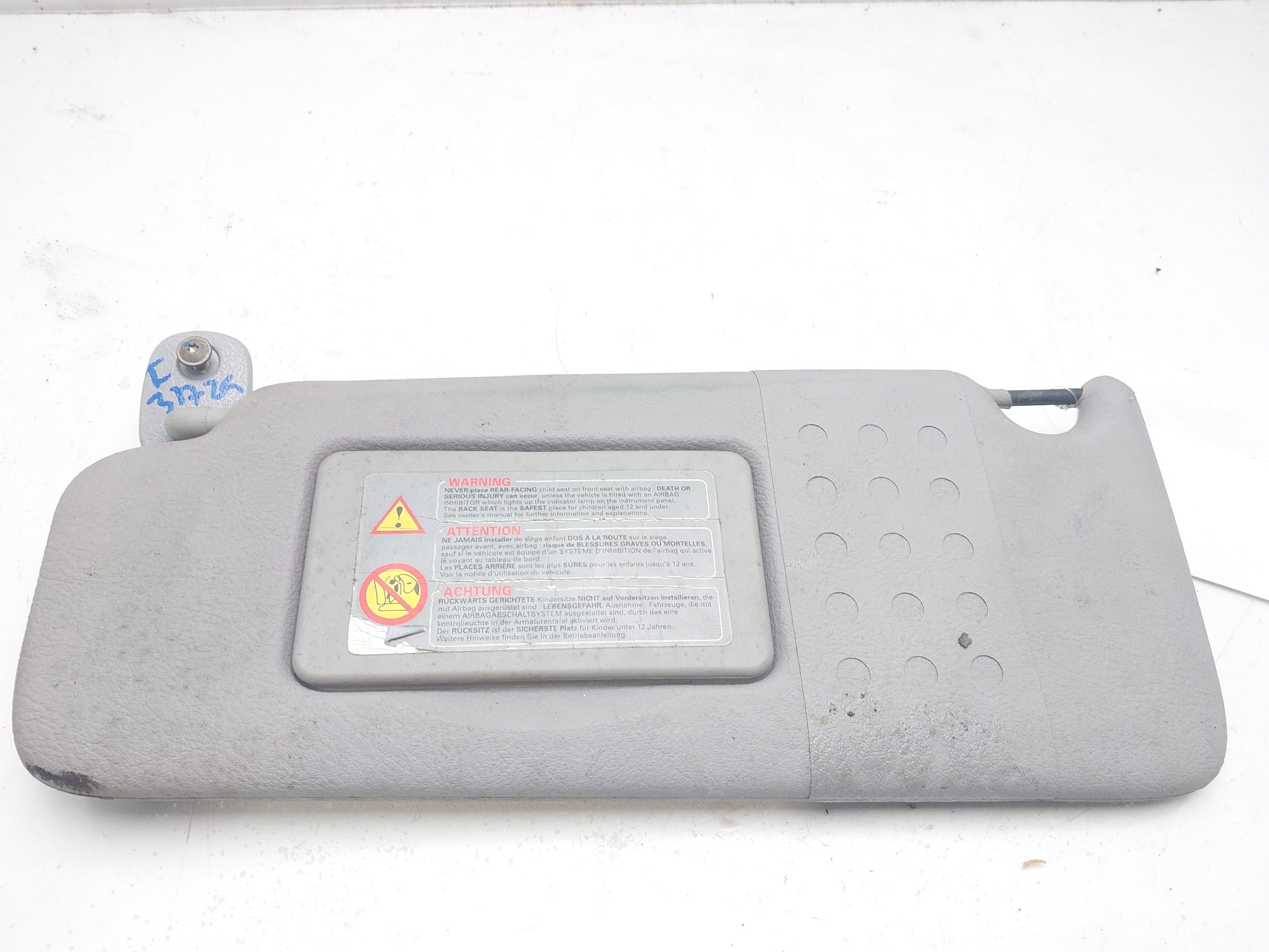 VAUXHALL Clio 2 generation (1998-2013) Left Side Sun Visor 7700849117 20650480