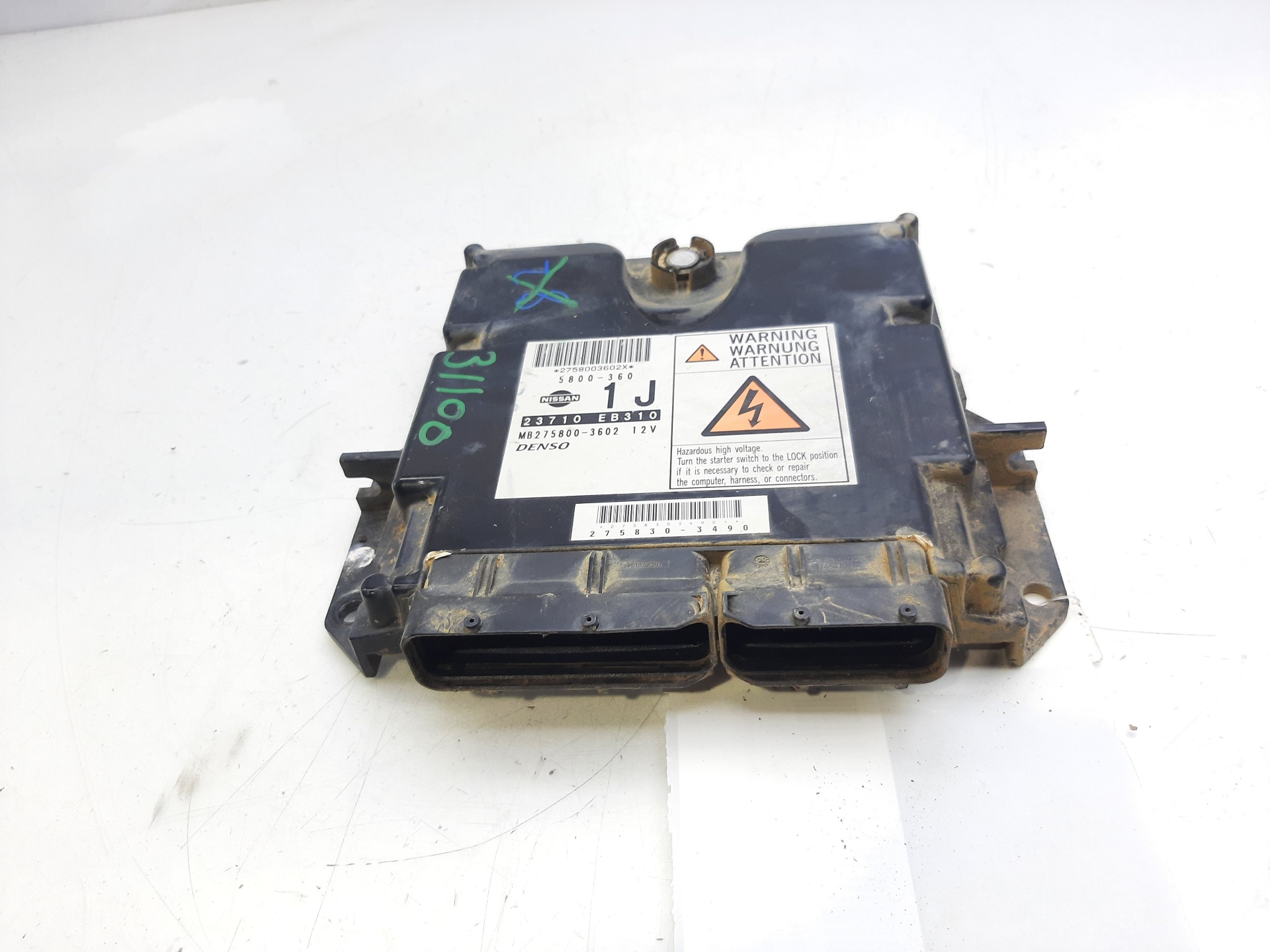 NISSAN NP300 1 generation (2008-2015) Engine Control Unit ECU 23710EB310 25415387