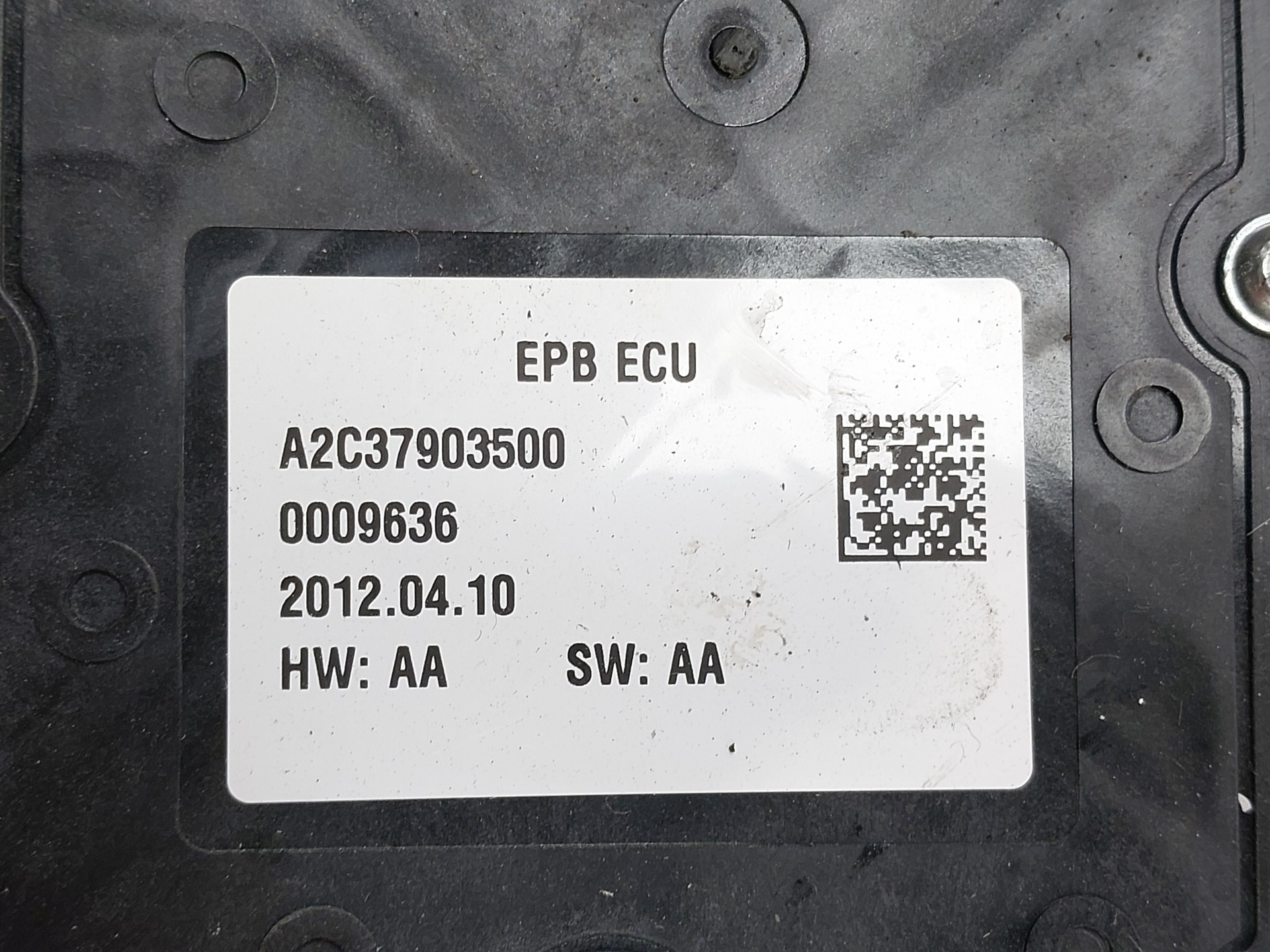 PEUGEOT 508 1 generation (2010-2020) Motor frână de mână 9801605680 22978606