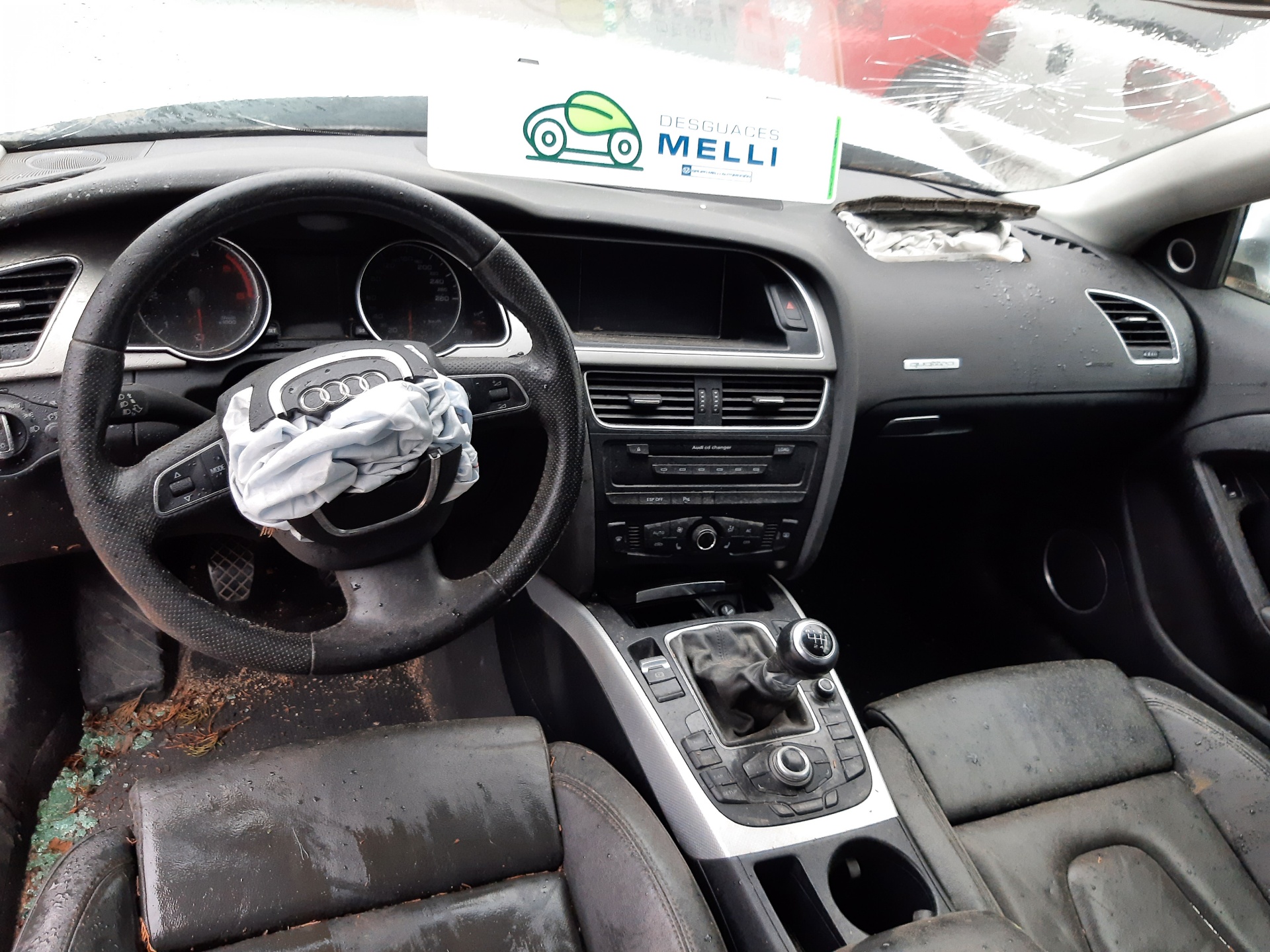 AUDI A5 8T (2007-2016) Front Left Seatbelt 8T0857705 23892028