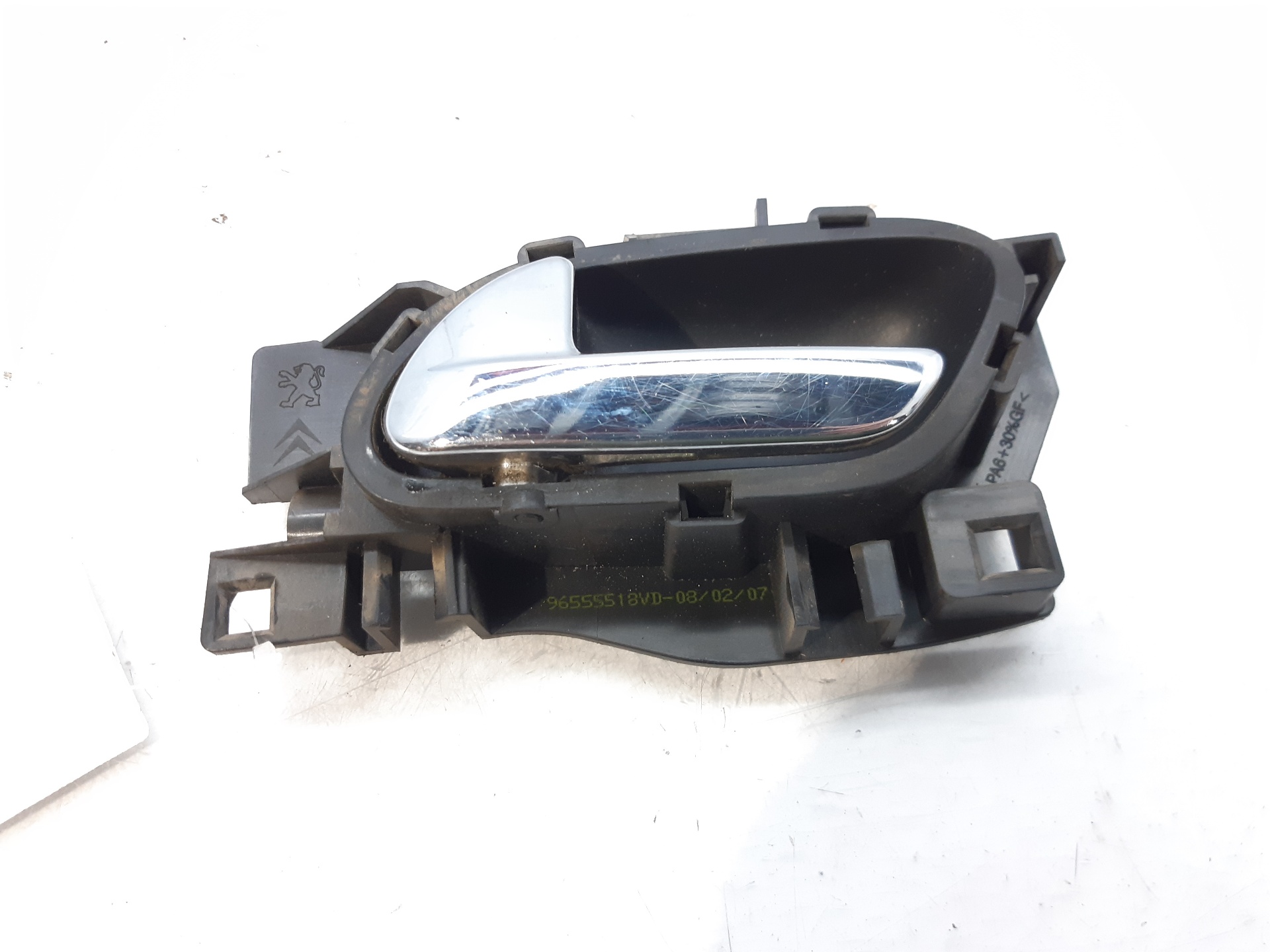 PEUGEOT 207 1 generation (2006-2009) Front Left Door Interior Handle Frame 96555518VD 22020111