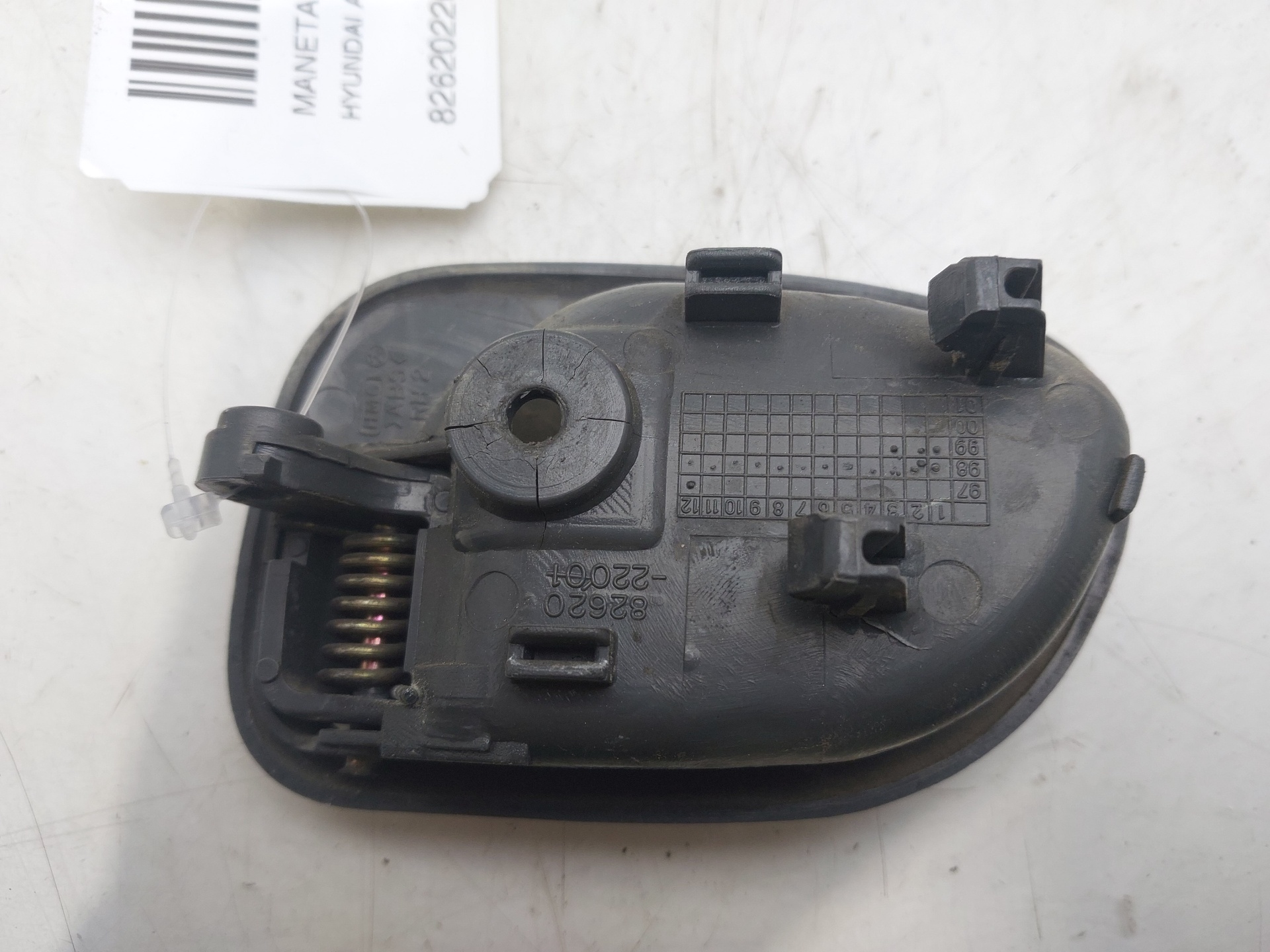 HYUNDAI Atos 1 generation (1997-2003) Autres pièces intérieures 8262022001 24761693